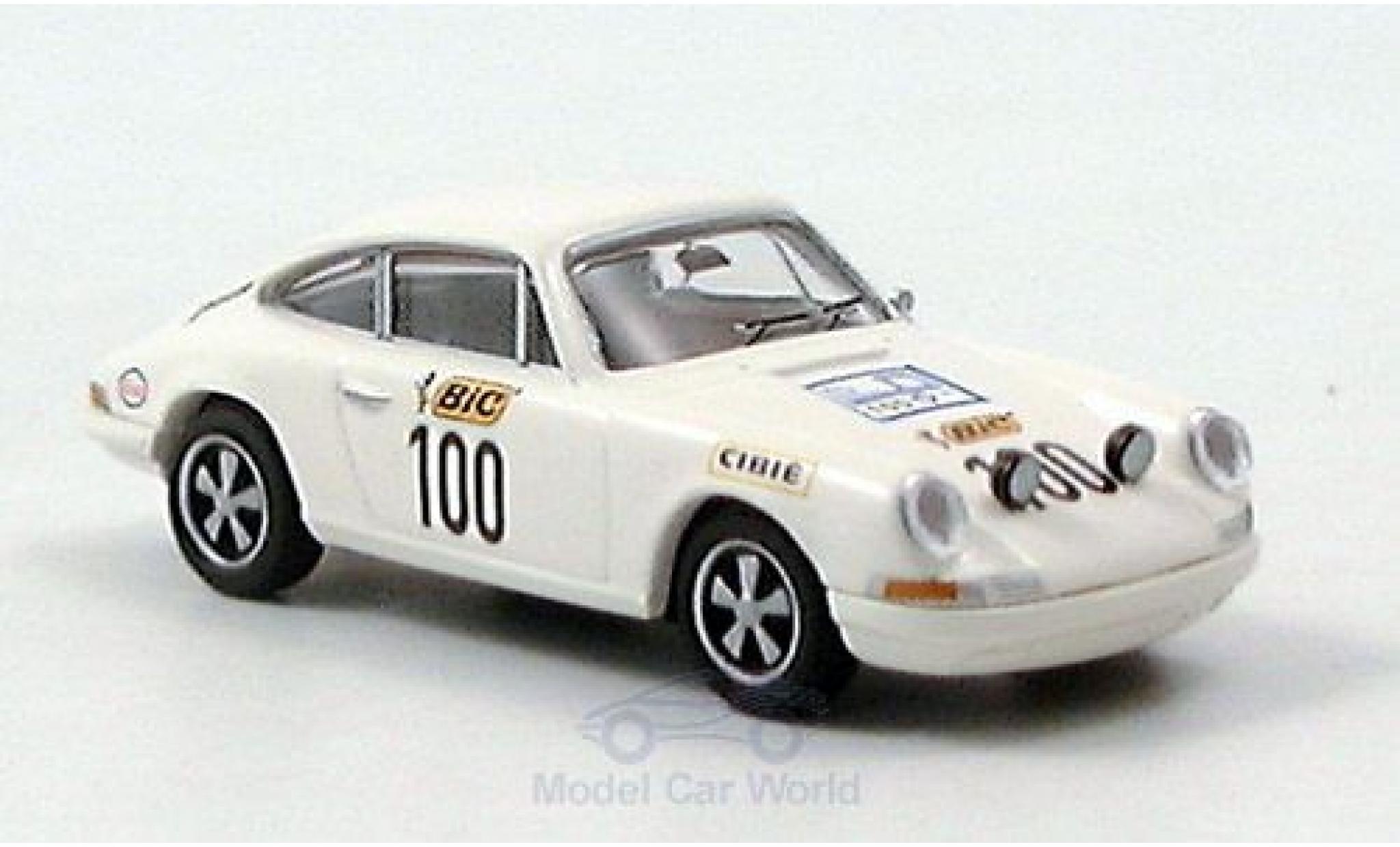 Porsche 911 1/87 Brekina No.100 Tour de France 1971 diecast model cars