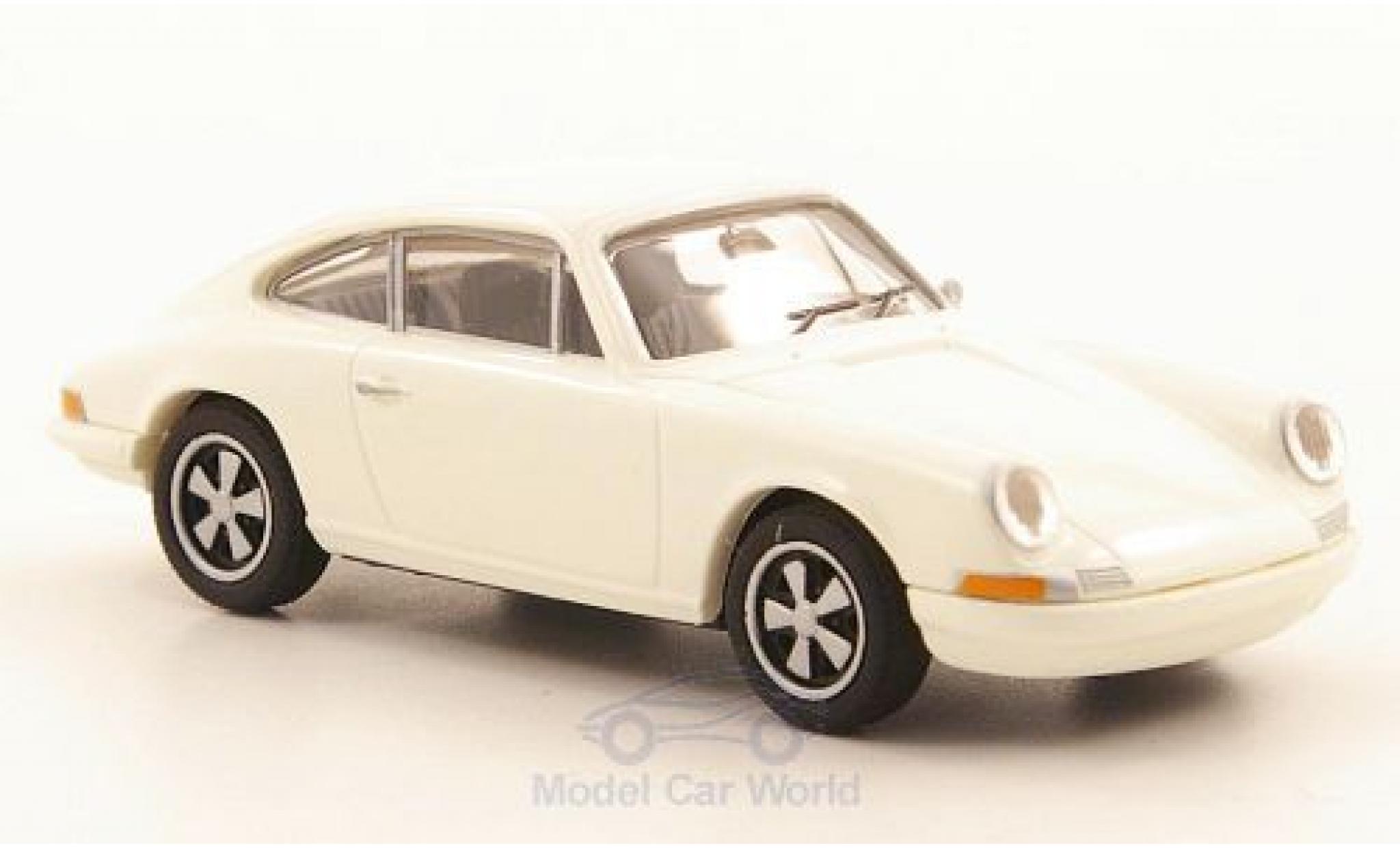 Porsche 911 1/87 Brekina R white diecast model cars