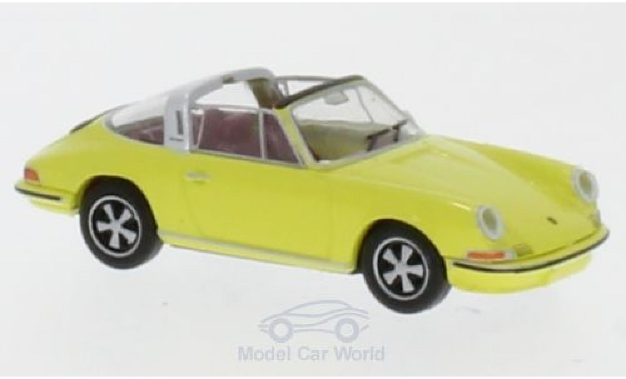Porsche 911 Targa 1/87 Brekina Targa yellow diecast model cars