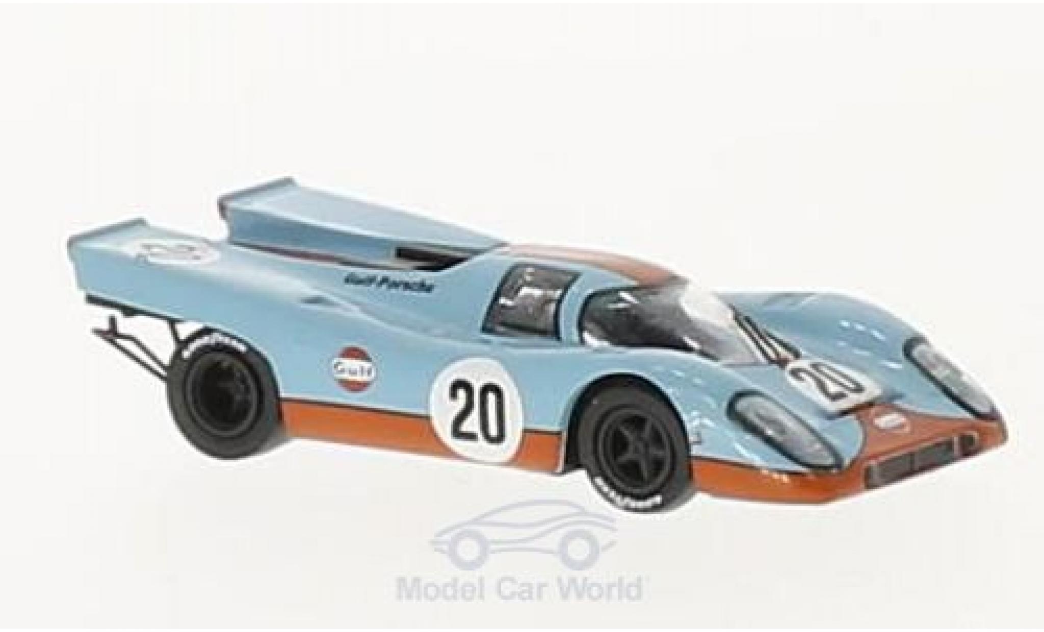 Porsche 917 1970 1/87 Brekina K No.20 Gulf Team John Wyer Gulf 24h Le Mans 1970 J.Siffert/B.Redman diecast model cars