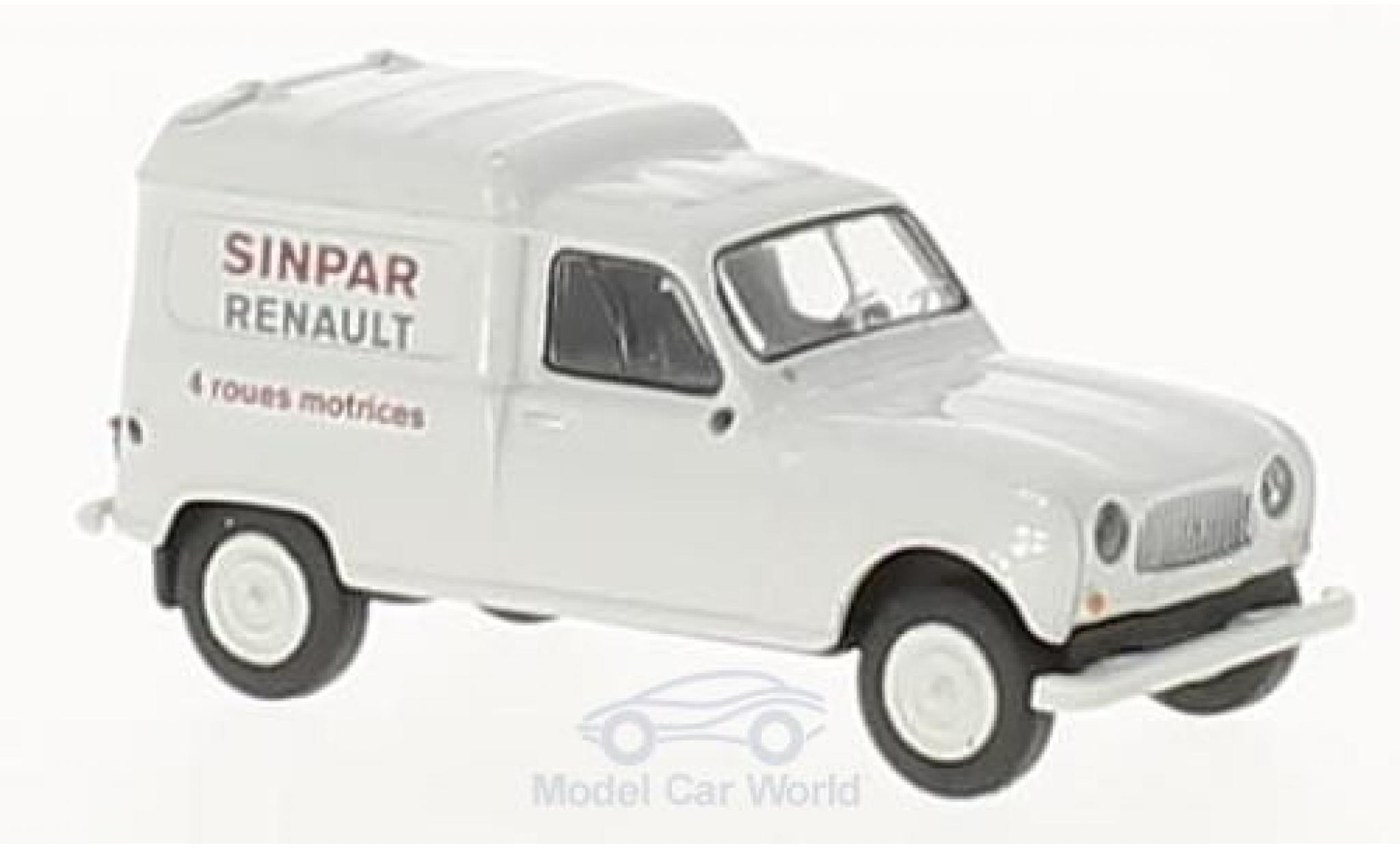 Renault 4 L 1/87 Brekina R Vannette Sinpar- diecast model cars