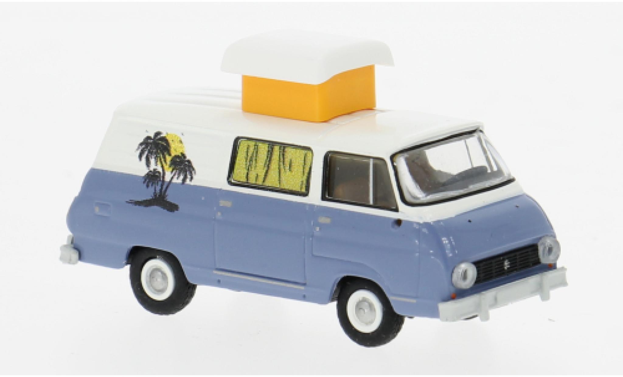 Skoda 1203 1/87 Brekina Camper white/blue 1968 1:87 diecast model cars
