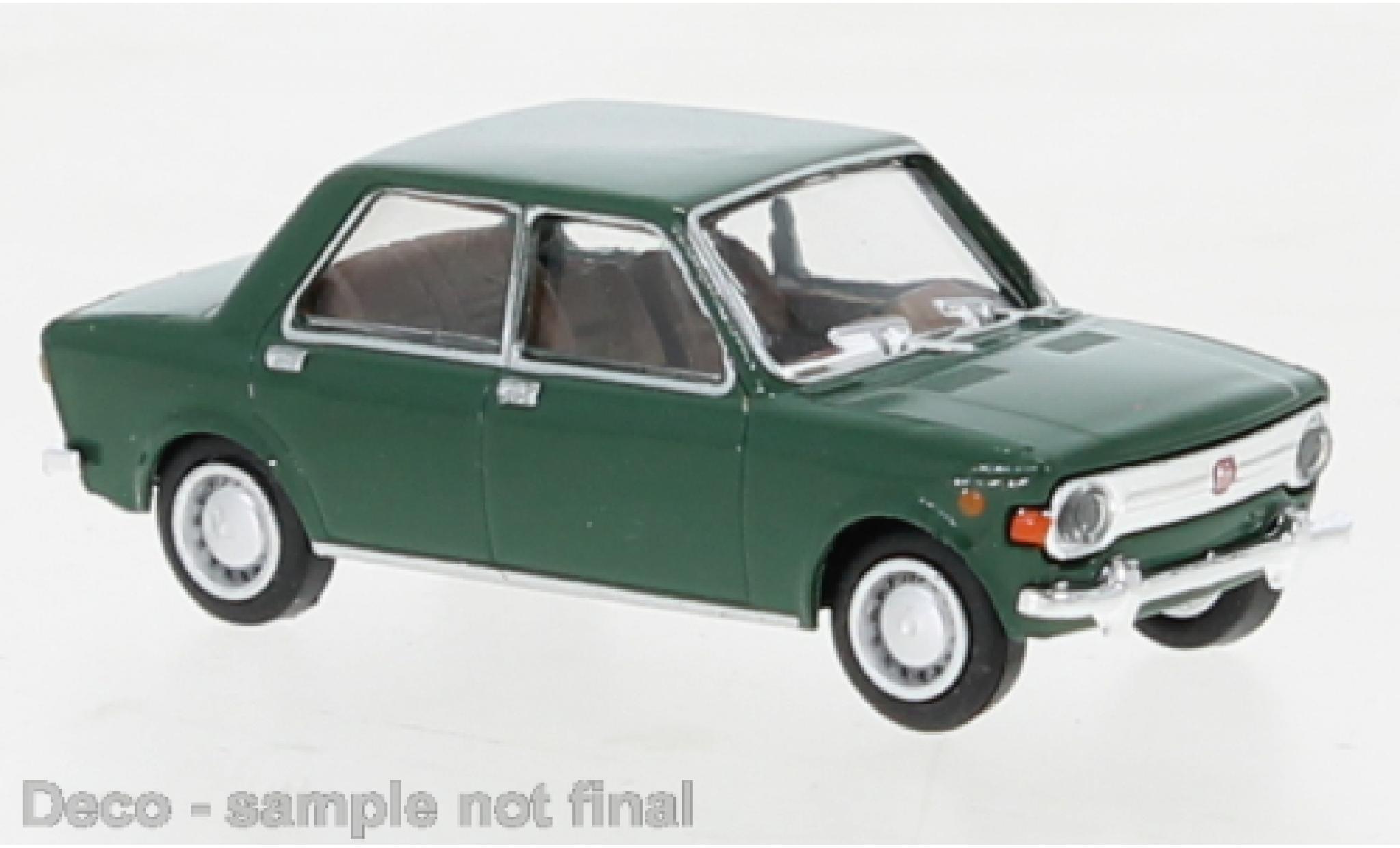 Fiat 128 1/87 Brekina Starline green 1969 diecast model cars