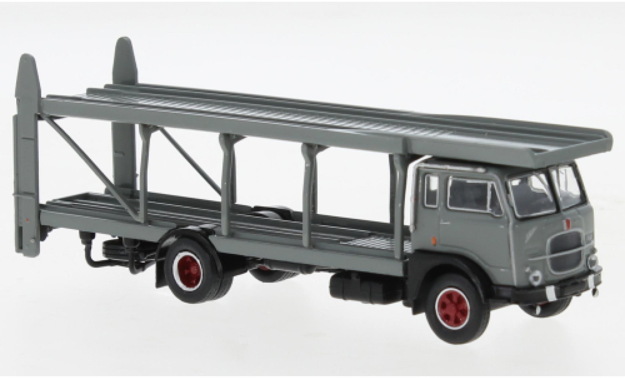 Fiat 642 1/87 Brekina Starline camion de transport de voiture grey/black 1962 diecast model cars