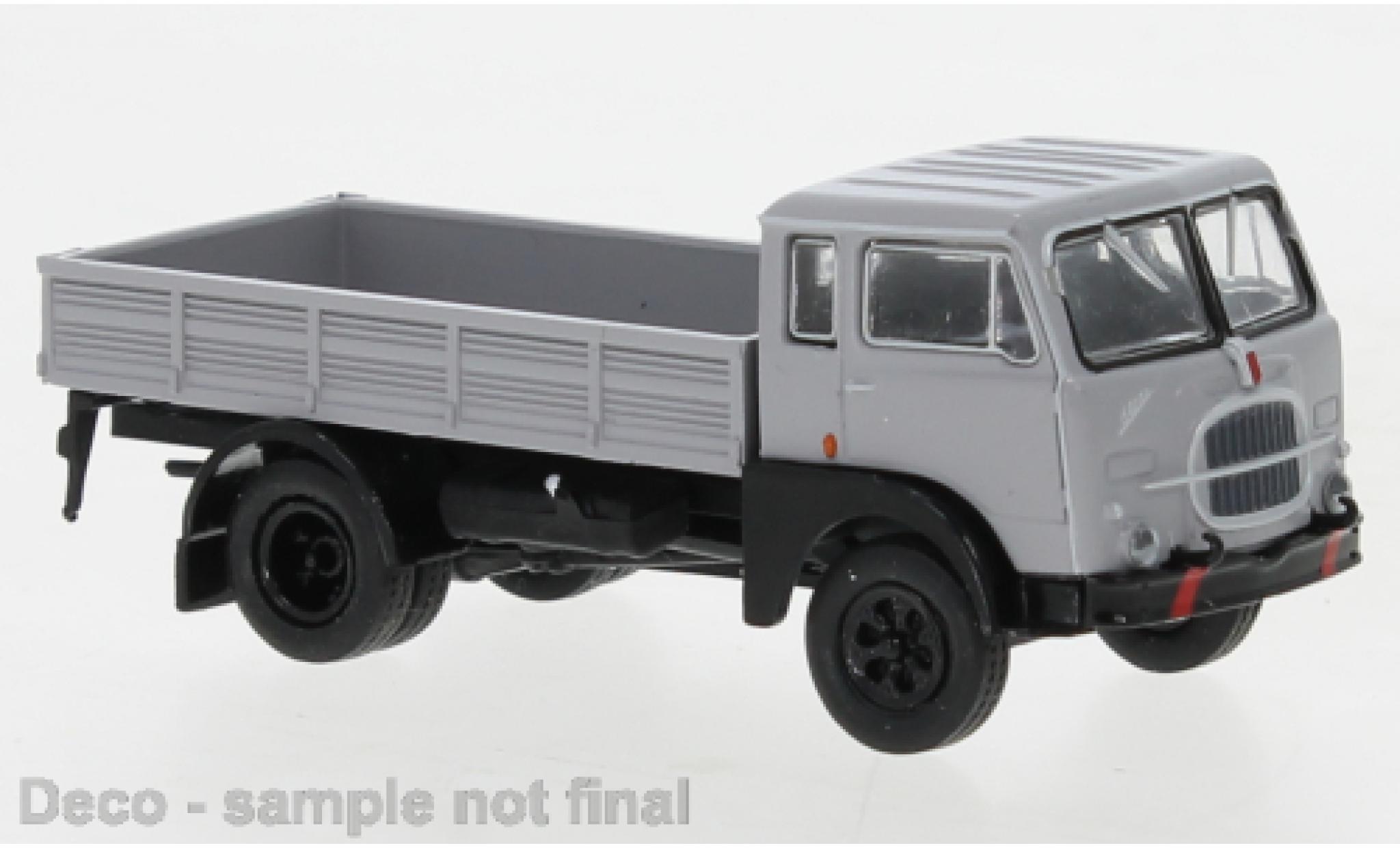 Fiat 642 1/87 Brekina Starline Pritsche grey/black 1962 diecast model cars