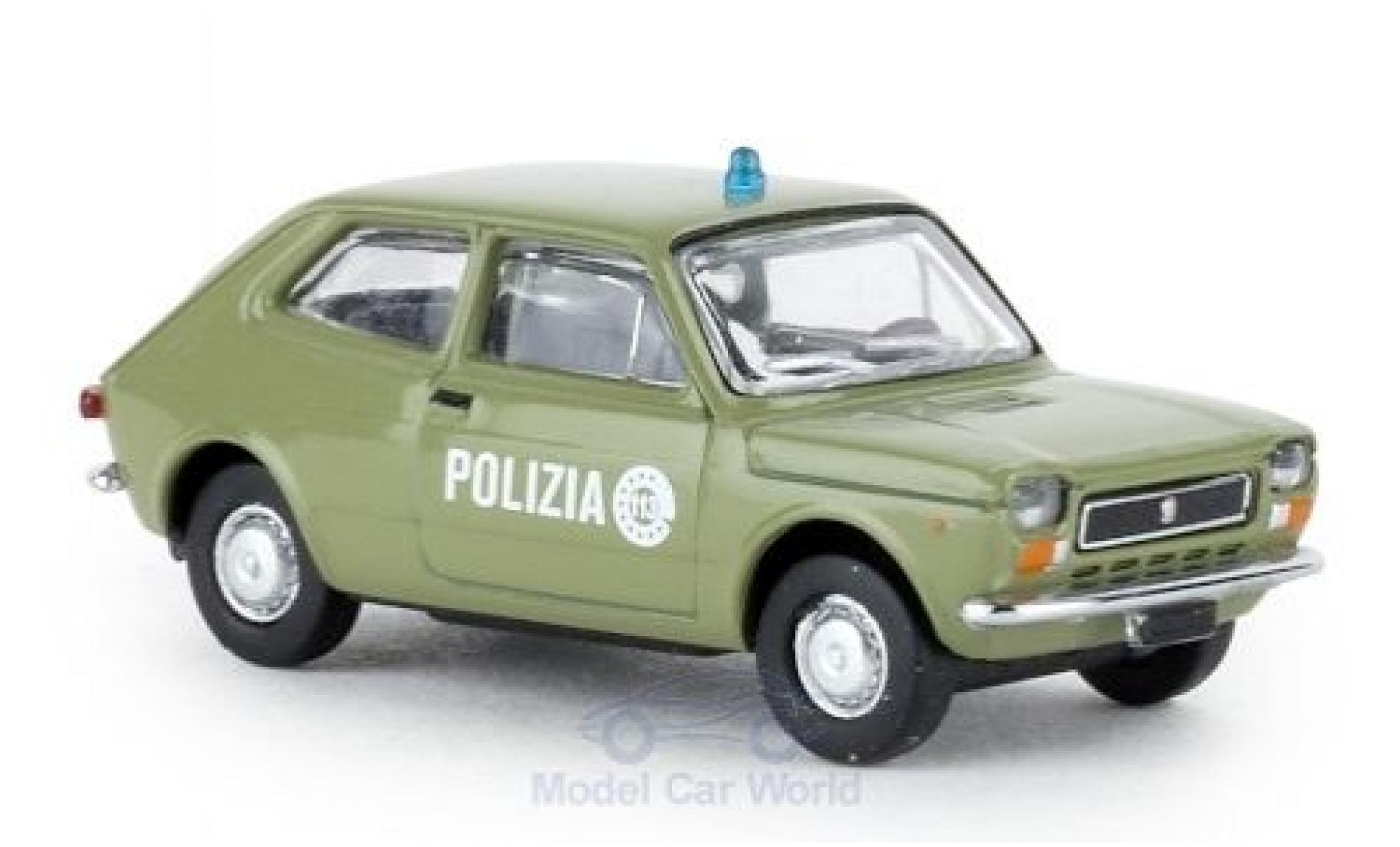 Fiat 127 1/87 Brekina Polizia 1971 diecast model cars