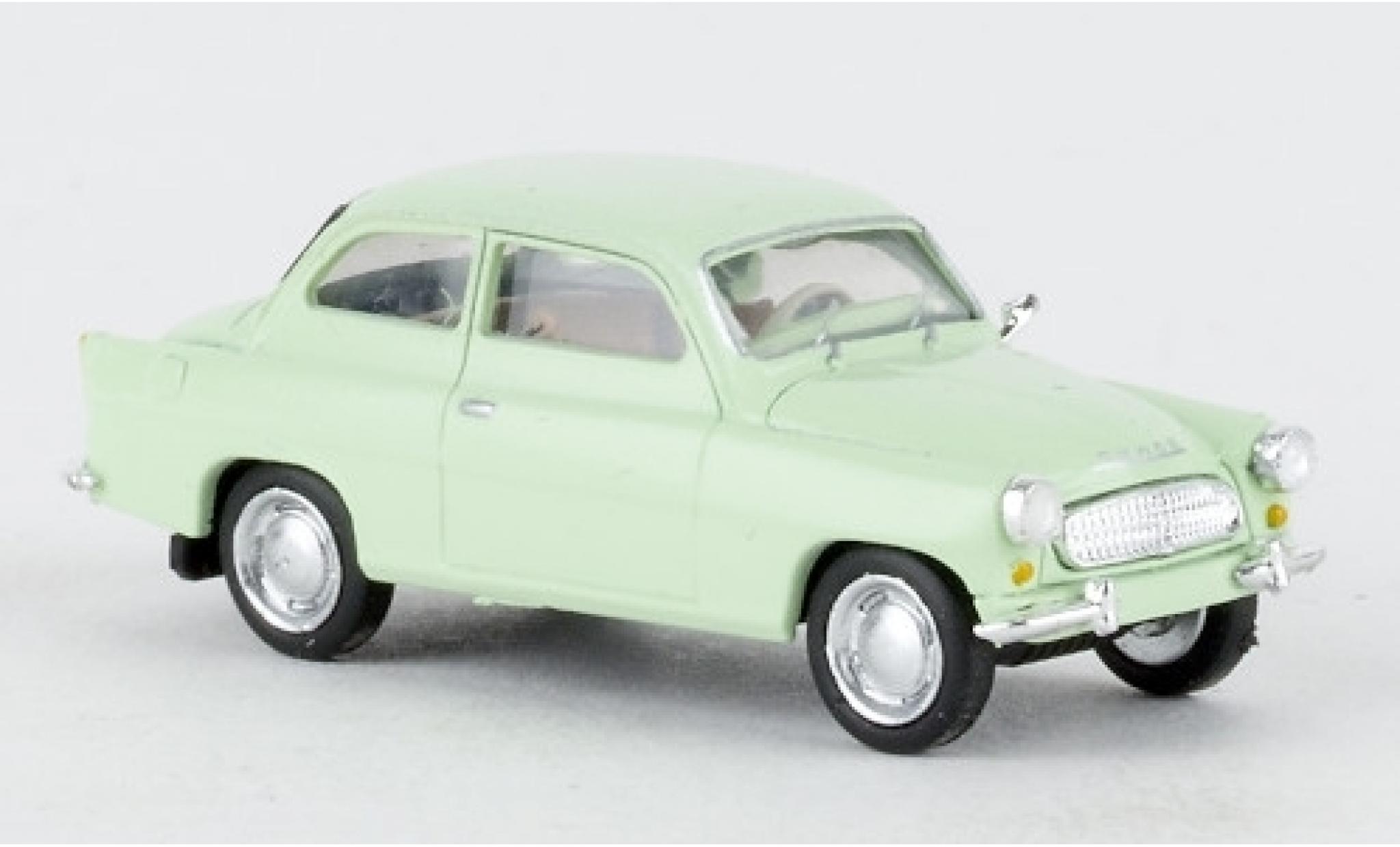 Skoda Octavia 1/87 Brekina green 1960 diecast model cars