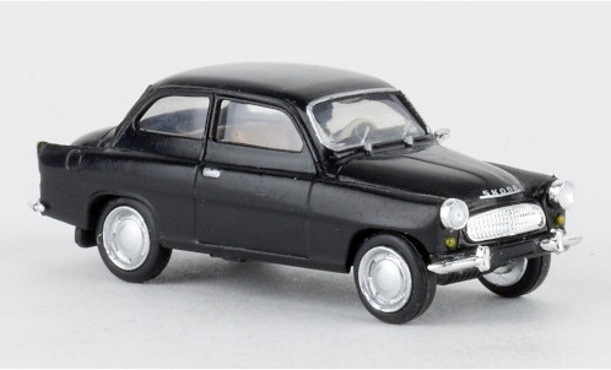 Skoda Octavia 1/87 Brekina black 1960 diecast model cars