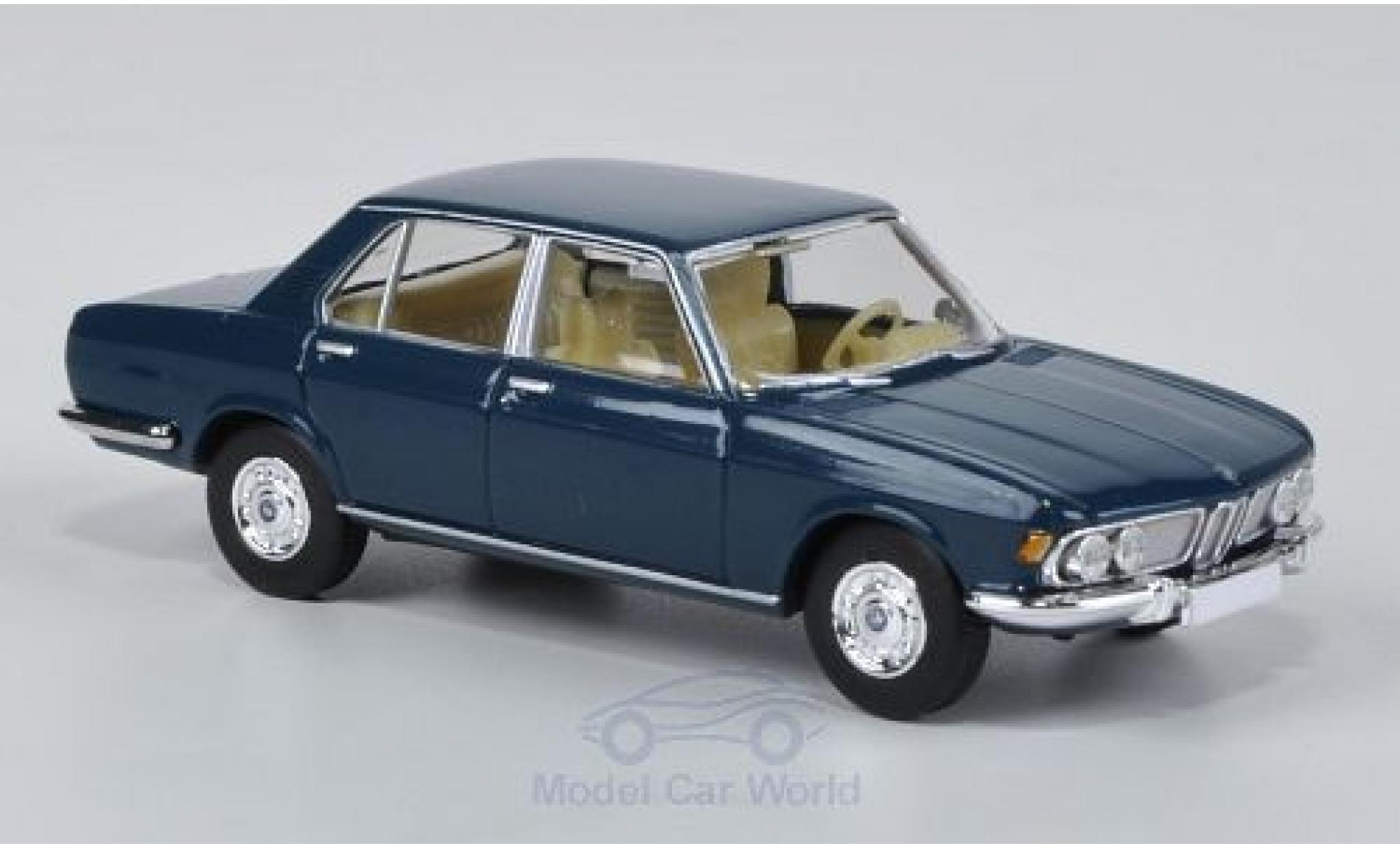 Bmw 2500 1/87 Brekina blue diecast model cars