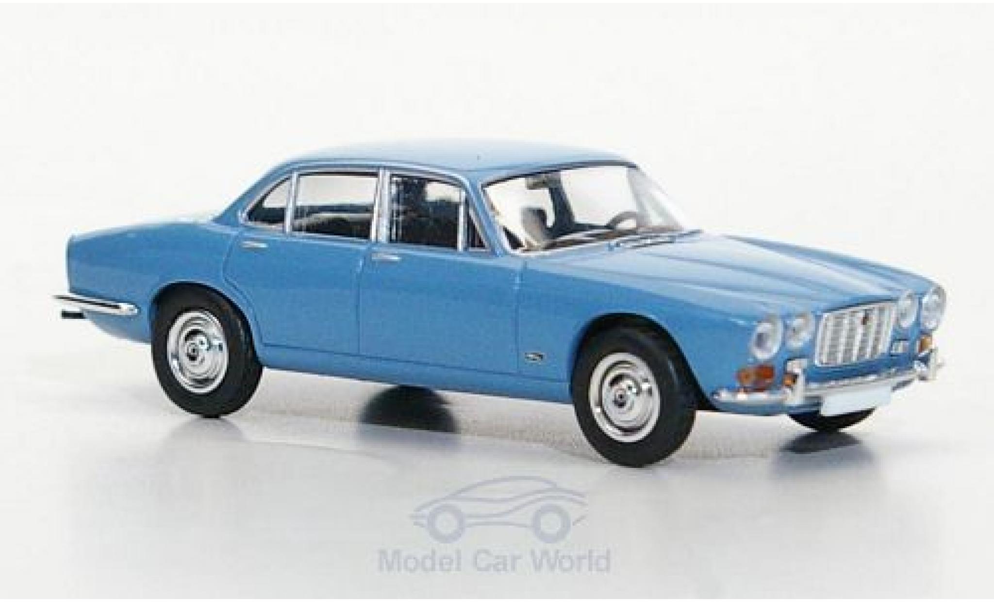 Jaguar XJ 6 1/87 Brekina 6 blue diecast model cars