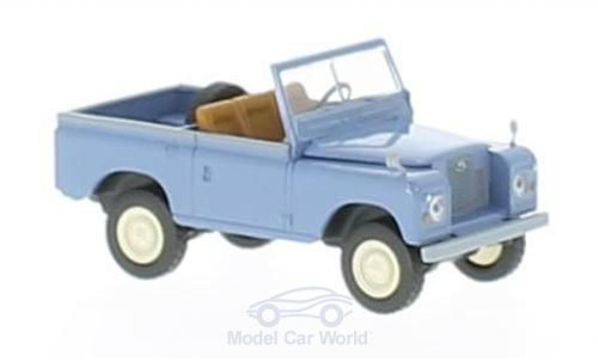 Land Rover 88 1/18 Brekina blue diecast model cars