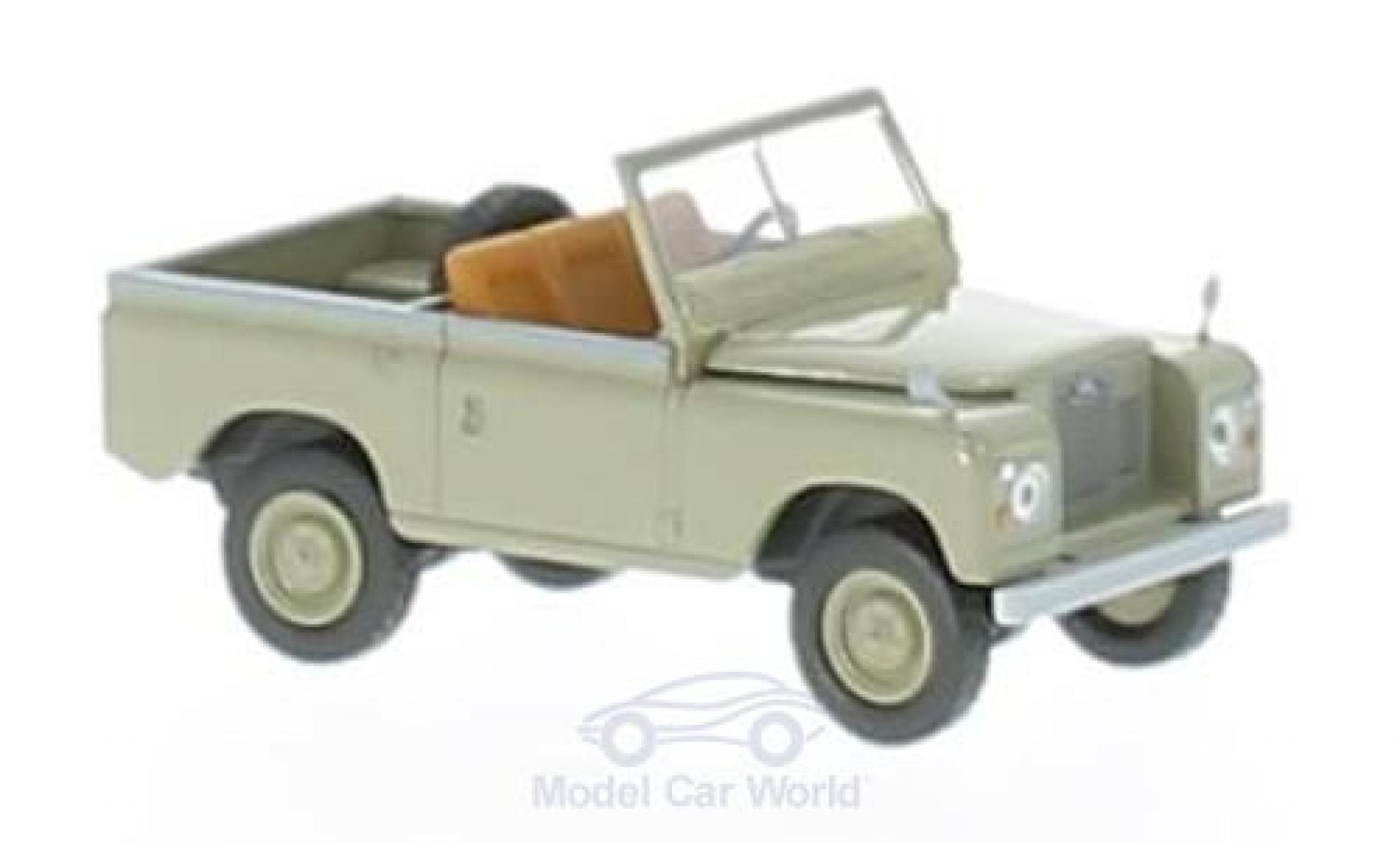 Land Rover 88 1/18 Brekina grey diecast model cars