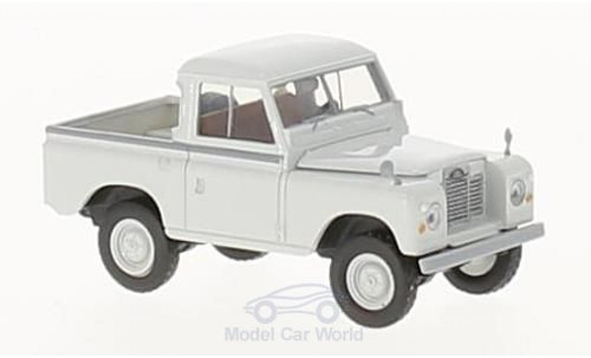 Land Rover 88 1/18 Brekina grey geschlossen diecast model cars