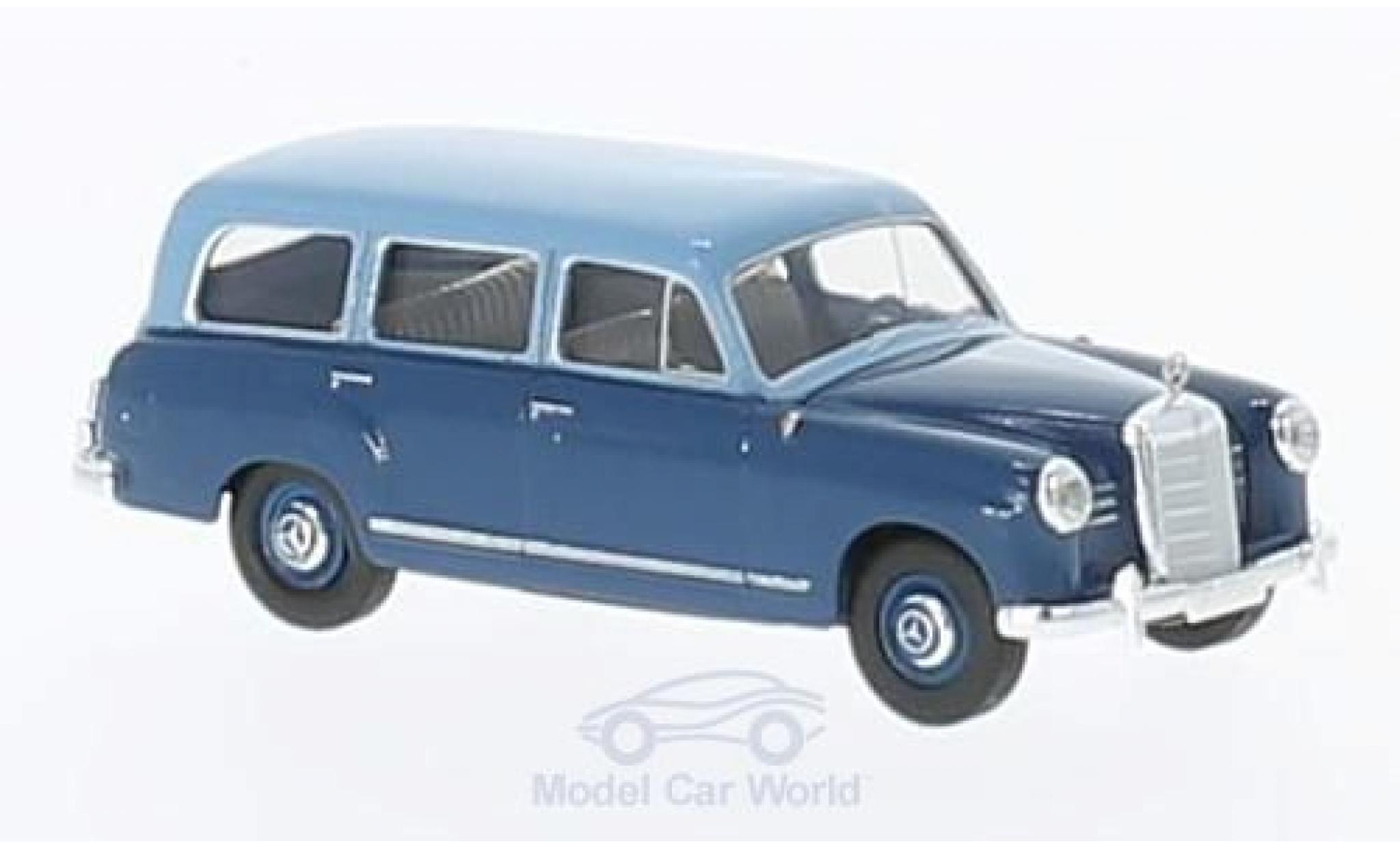 Mercedes 180 1/87 Brekina Estate blue/blue diecast model cars