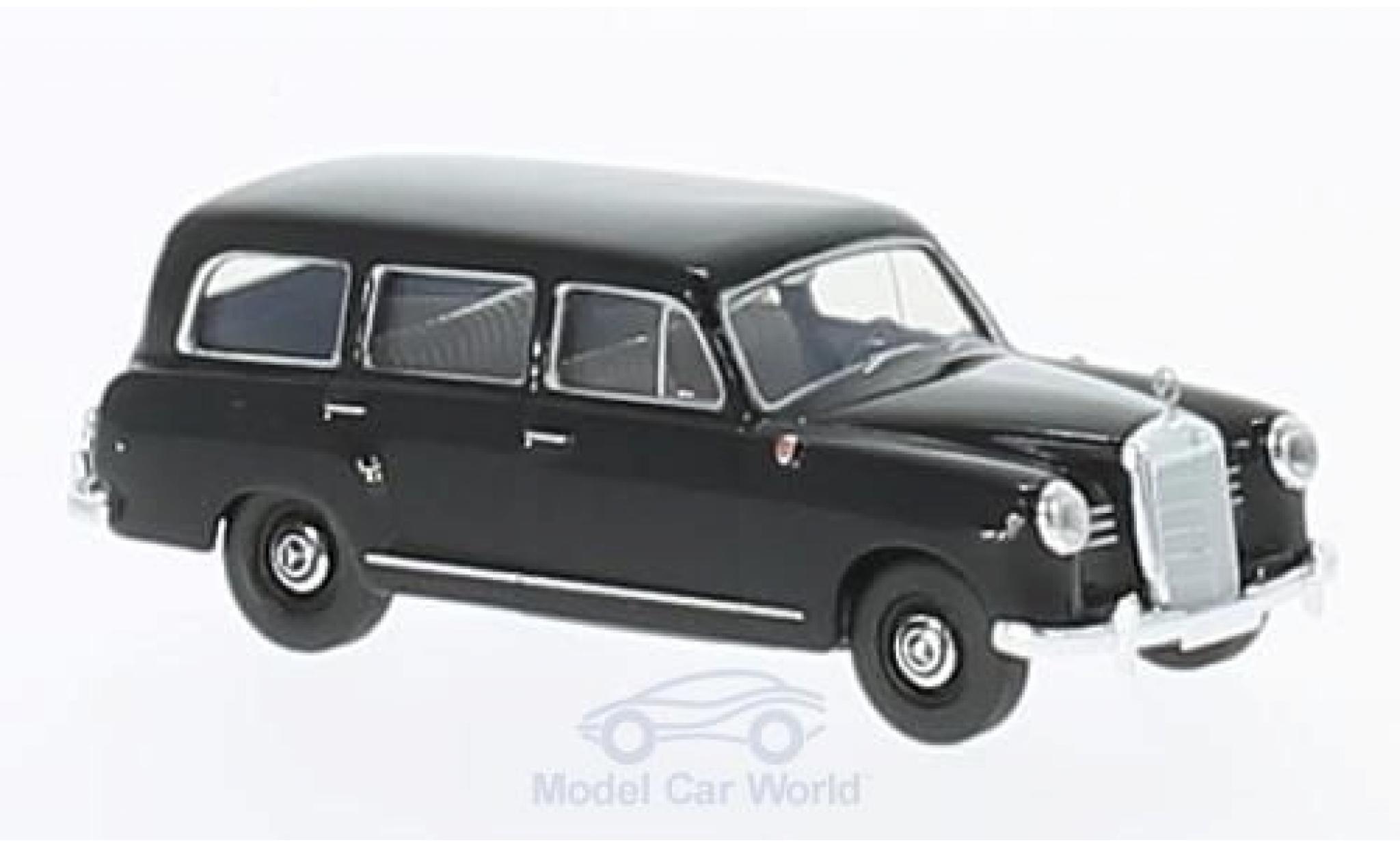Mercedes 180 1/87 Brekina Estate black diecast model cars