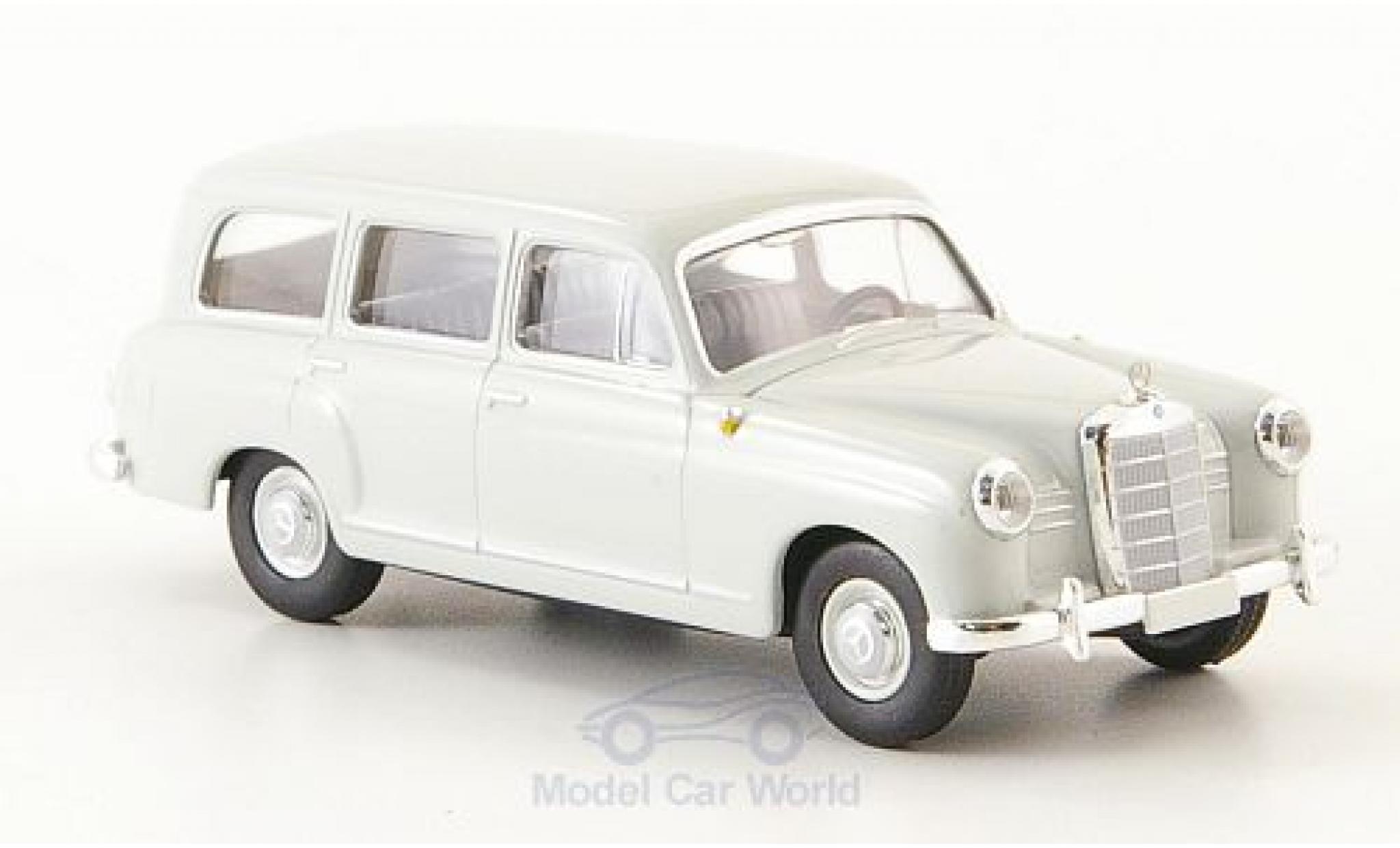 Mercedes 180 1/87 Brekina Estate (W120) grey 1955 diecast model cars