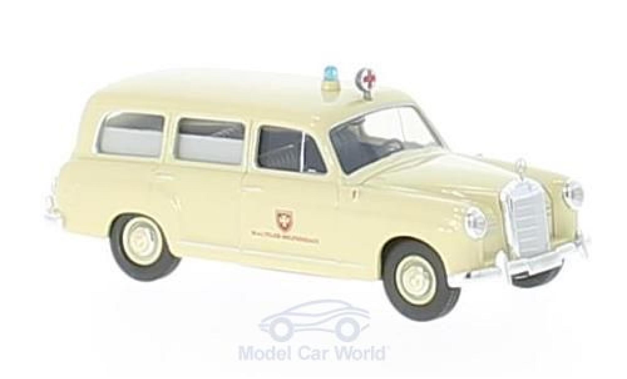 Mercedes 180 1/87 Brekina Malteser Krankenwagen diecast model cars