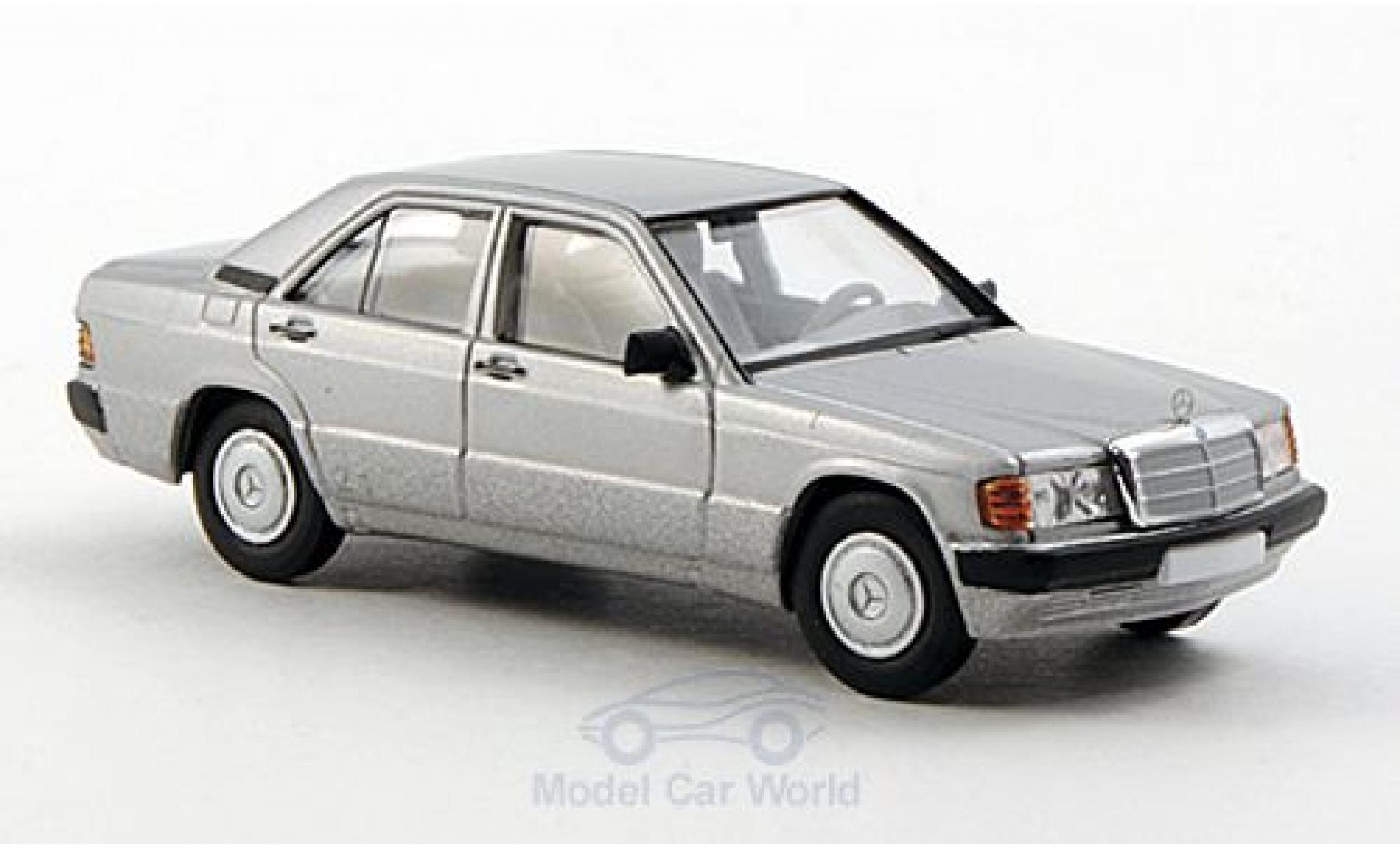 Mercedes 190 E 1/87 Brekina E (W201) grey diecast model cars