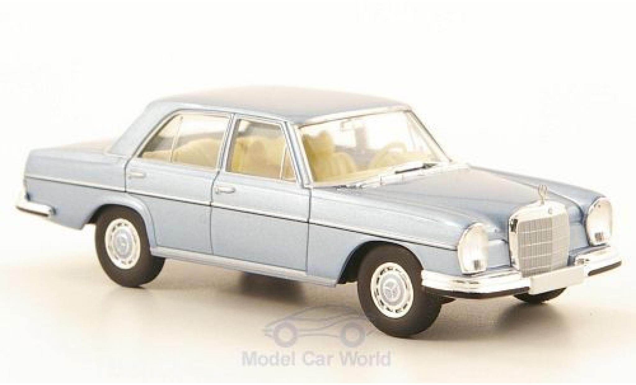 Mercedes 280 SE 1/87 Brekina SE 3.5 (W108) metallic blue diecast model cars
