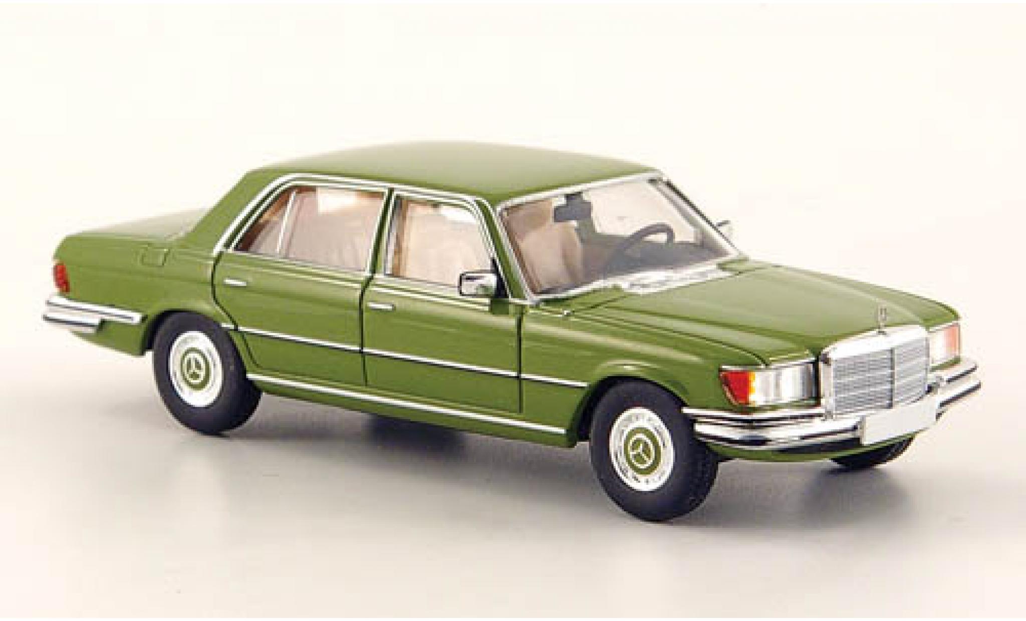 Mercedes 450 1/87 Brekina SEL (W116) green diecast model cars