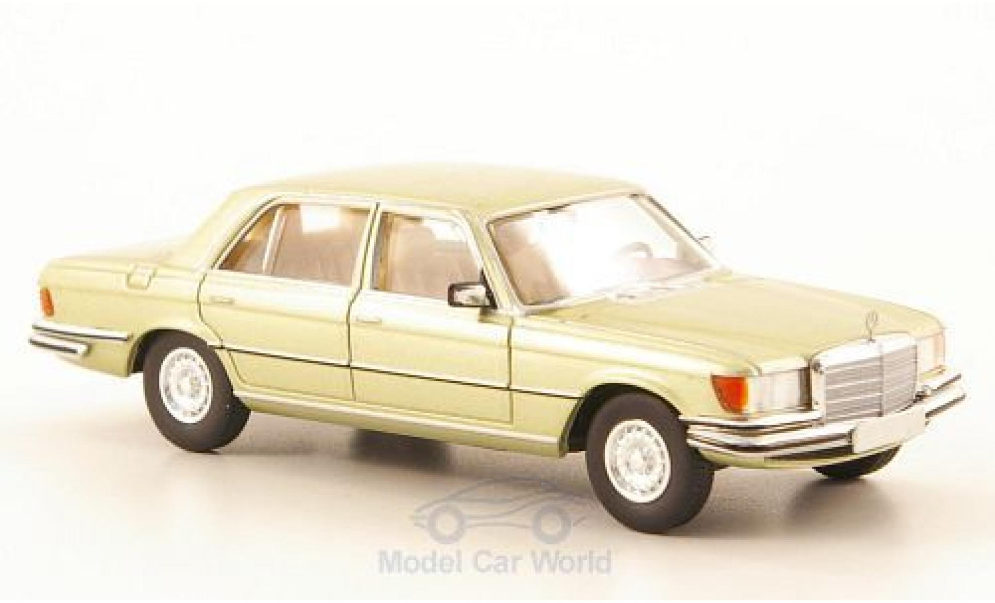 Mercedes 450 SEL 1/87 Brekina SEL (W116) metallic green diecast model cars