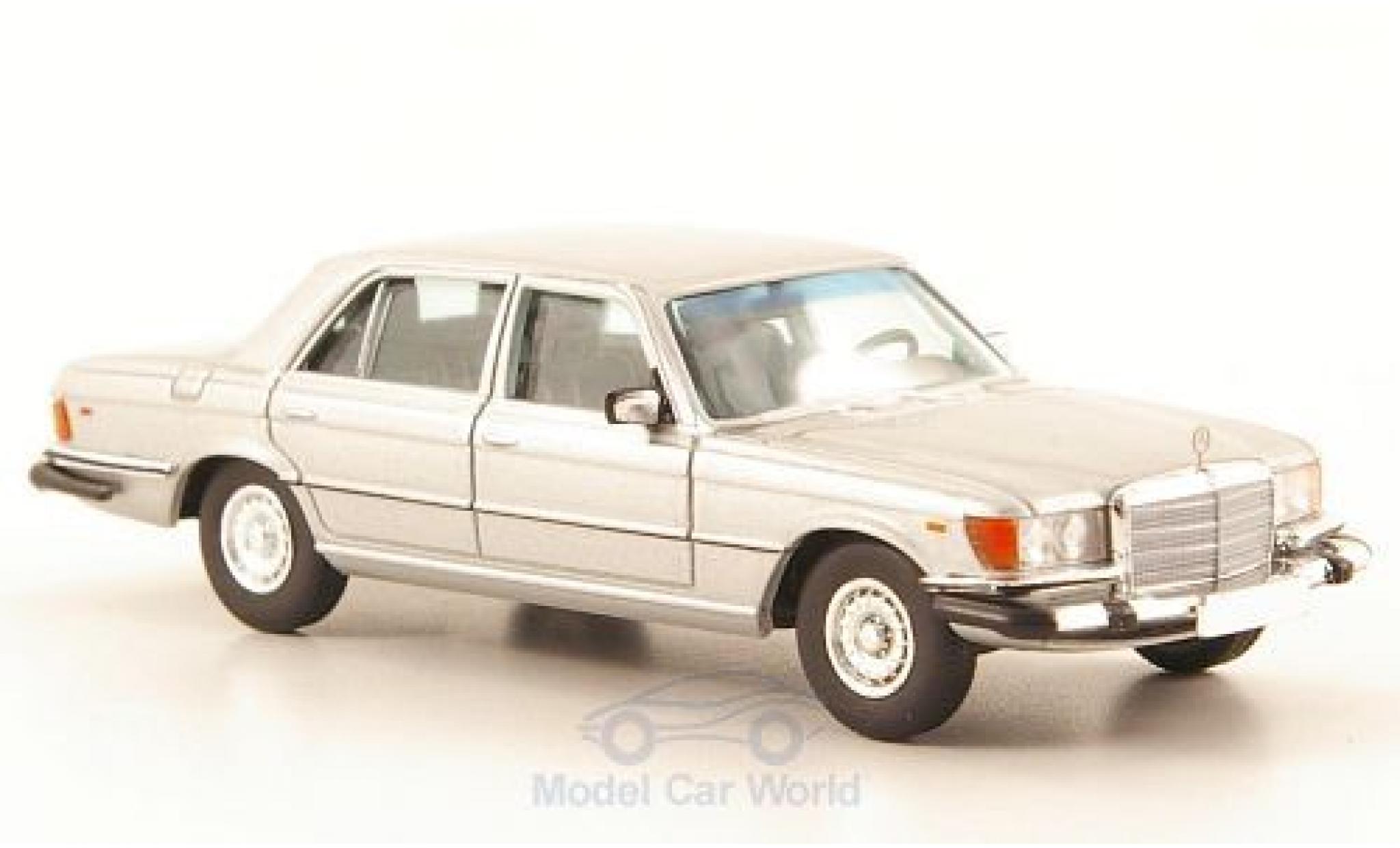 Mercedes 450 SEL 1/87 Brekina SEL (W116) grey US-Version diecast model cars