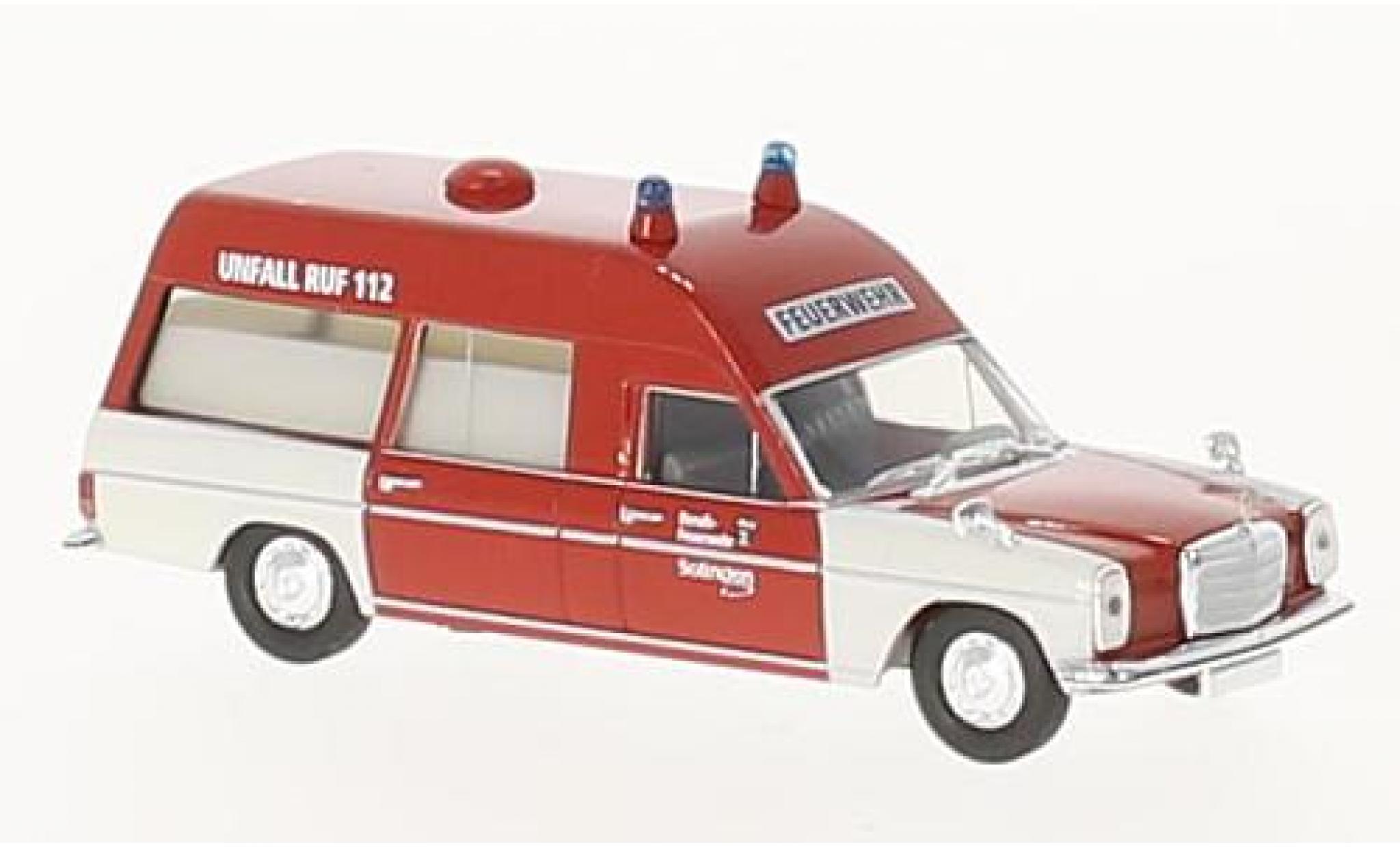 Mercedes /8 1/87 Brekina KTW Fire brigade Solingen diecast model cars