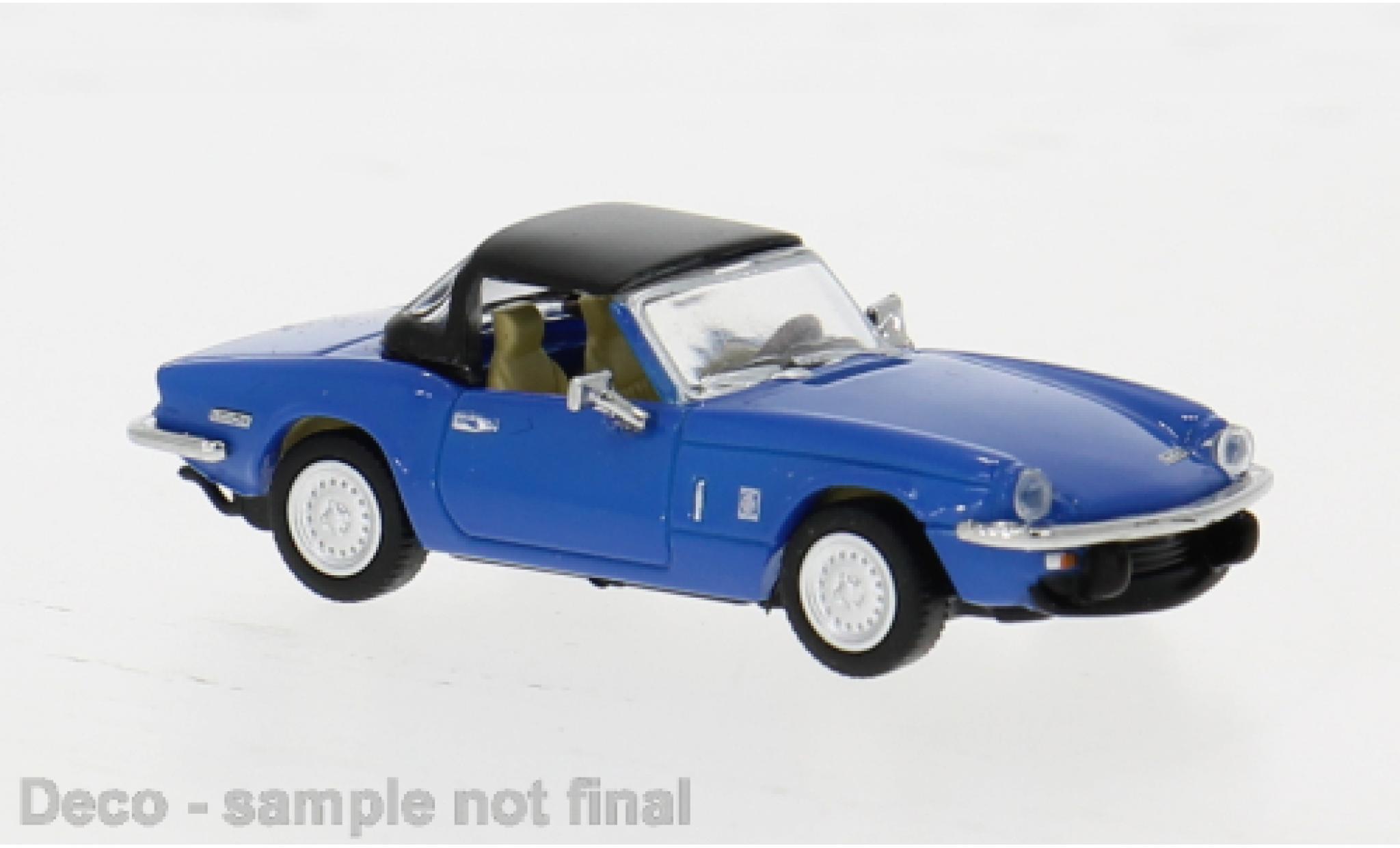 Triumph Spitfire 1/87 Brekina blue 1974 1:87 diecast model cars