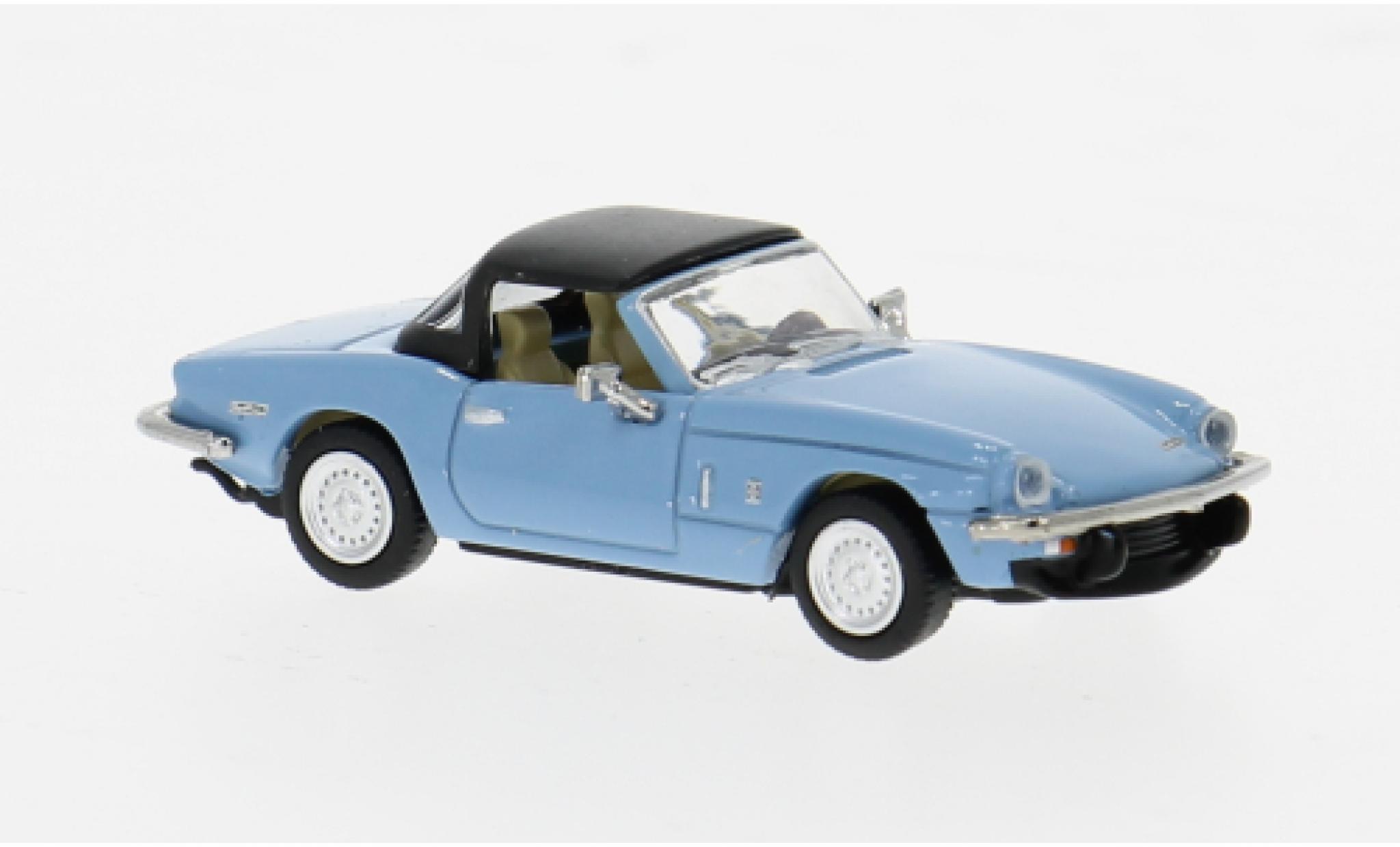 Triumph Spitfire 1/87 Brekina blue 1974 1:87 diecast model cars