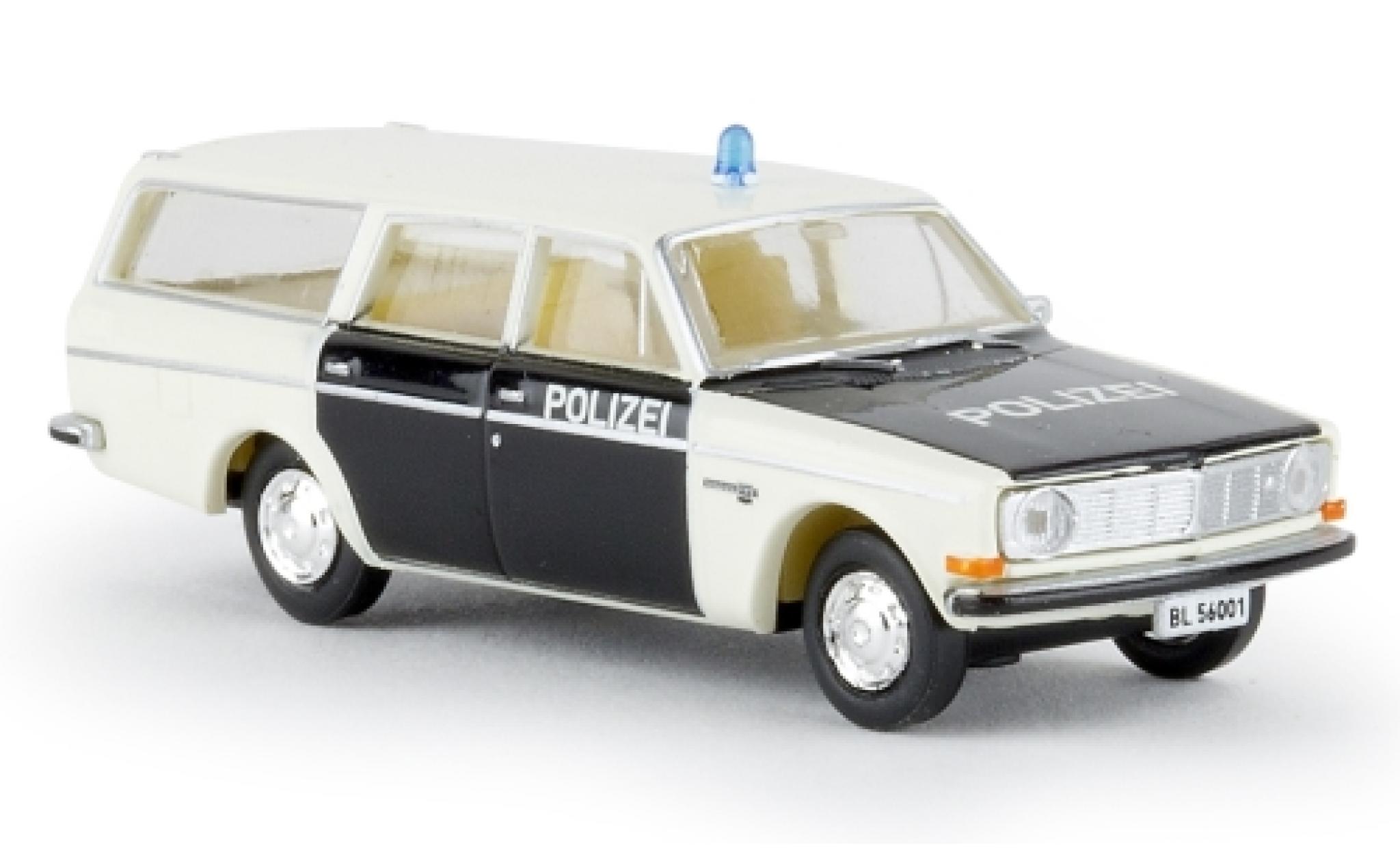 Volvo 145 1/87 Brekina Estate Police Baselland camionnette sans Vitrine diecast model cars