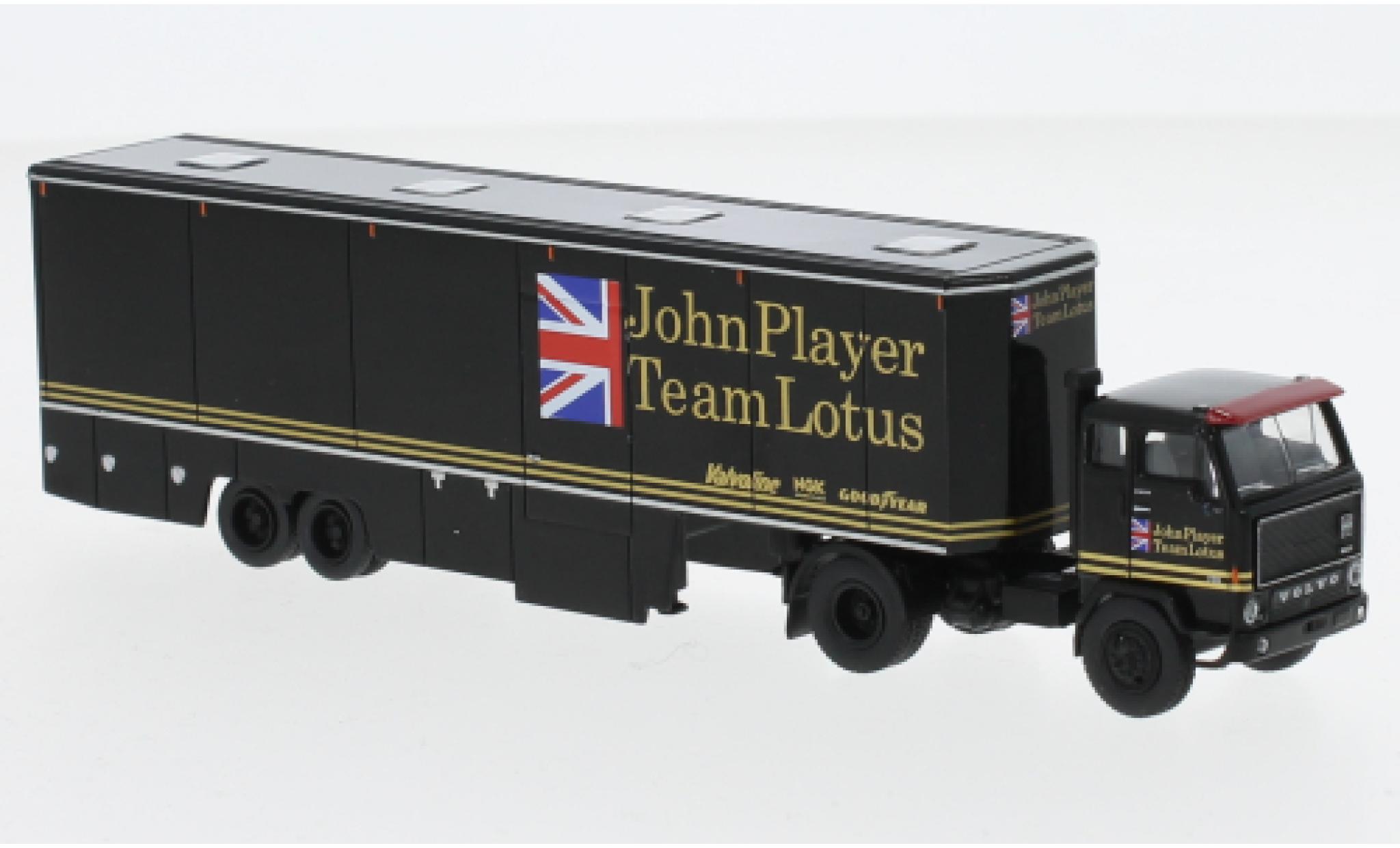 Lotus 19 1/87 Brekina Volvo F 89 Renntransport-SZ John Player Team 73 1:87 diecast model cars