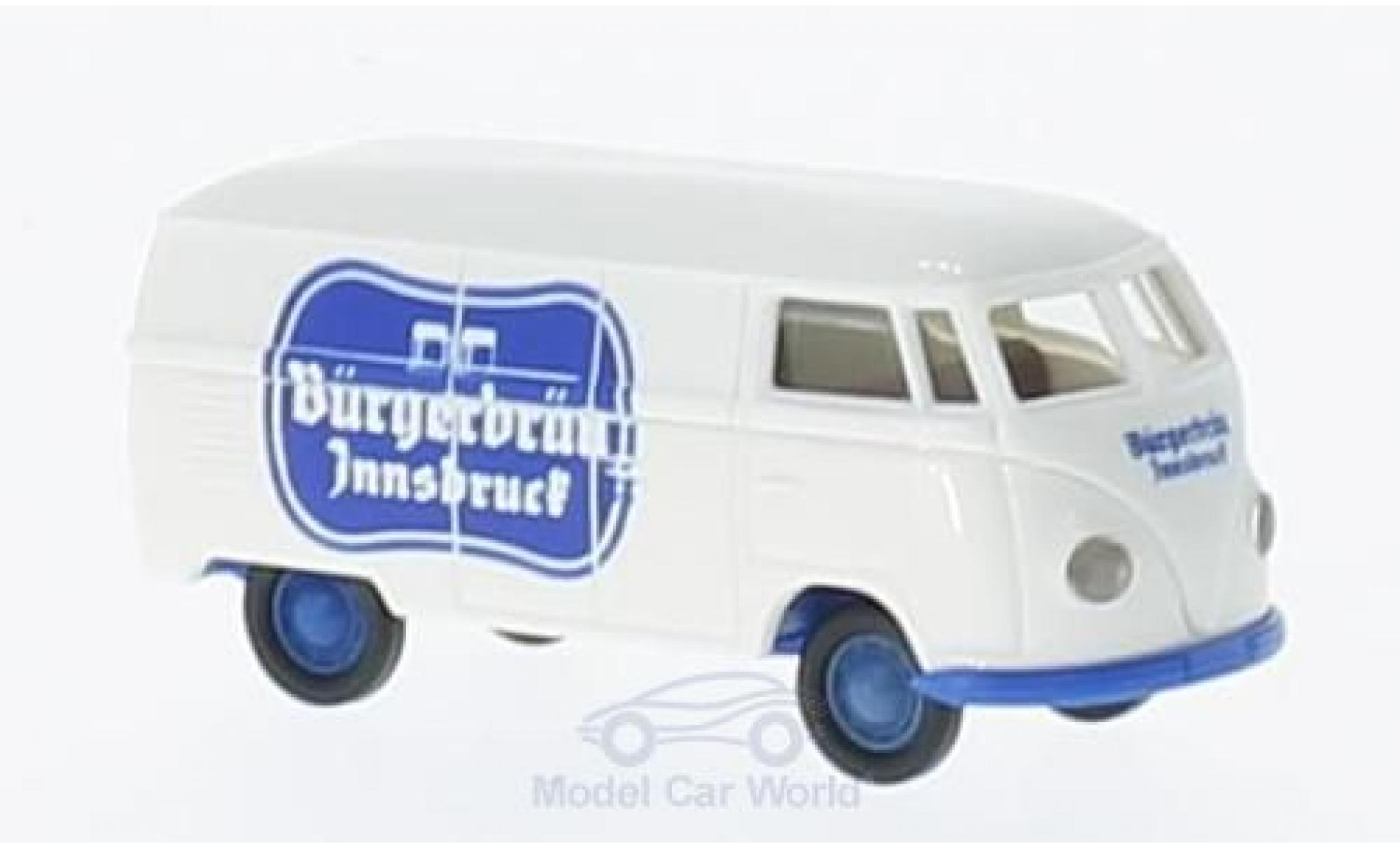 Volkswagen T1 B 1/87 Brekina a B&uuml;rgerbr&auml;u Innsbruck Kasten diecast model cars