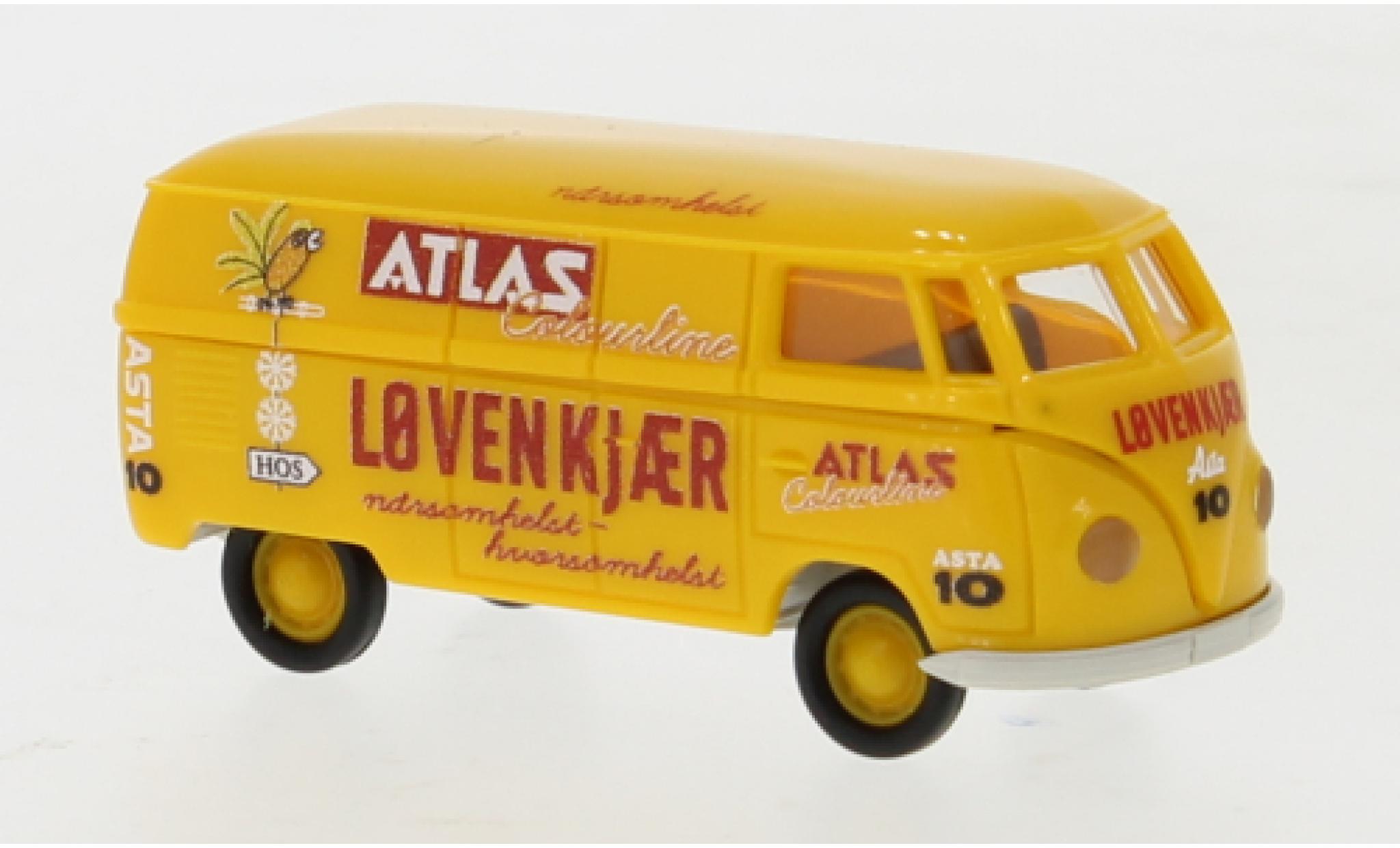 Volkswagen T1 1/87 Brekina a Kasten Atlas Lovenkjaer 1950 diecast model cars