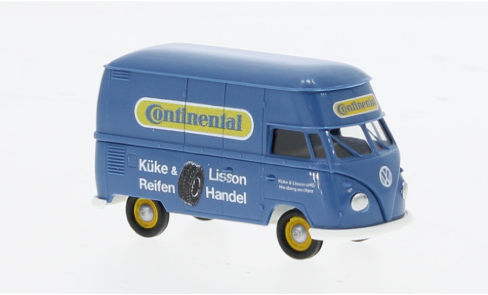 Volkswagen T1 1/87 Brekina b Gro&szlig;raum-Kasten Continental 1960 1:87 diecast model cars