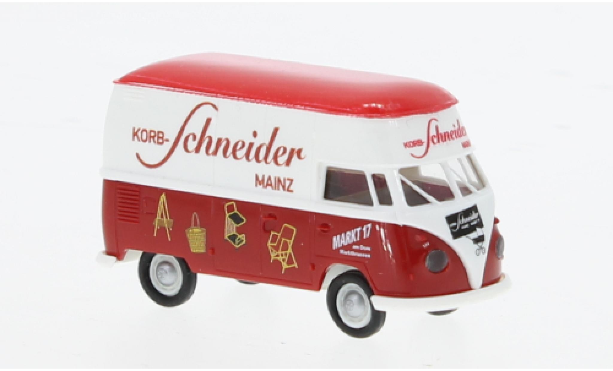 Volkswagen T1 1/87 Brekina b Gro&szlig;raum-Kasten Korb Schneider 1960 1:87 diecast model cars