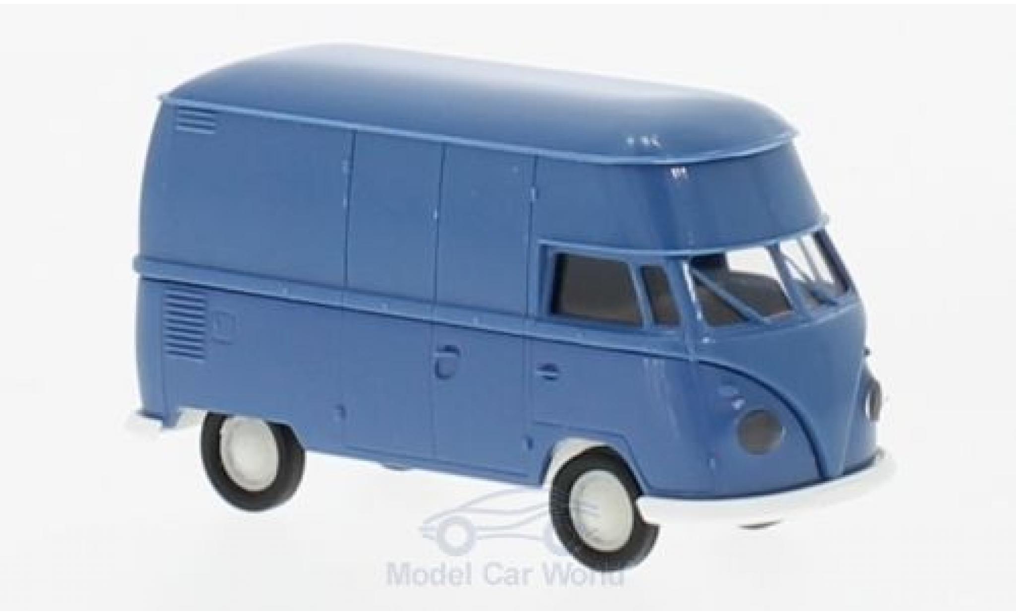 Volkswagen T1 B 1/87 Brekina b Hochdach-Kasten blue diecast model cars