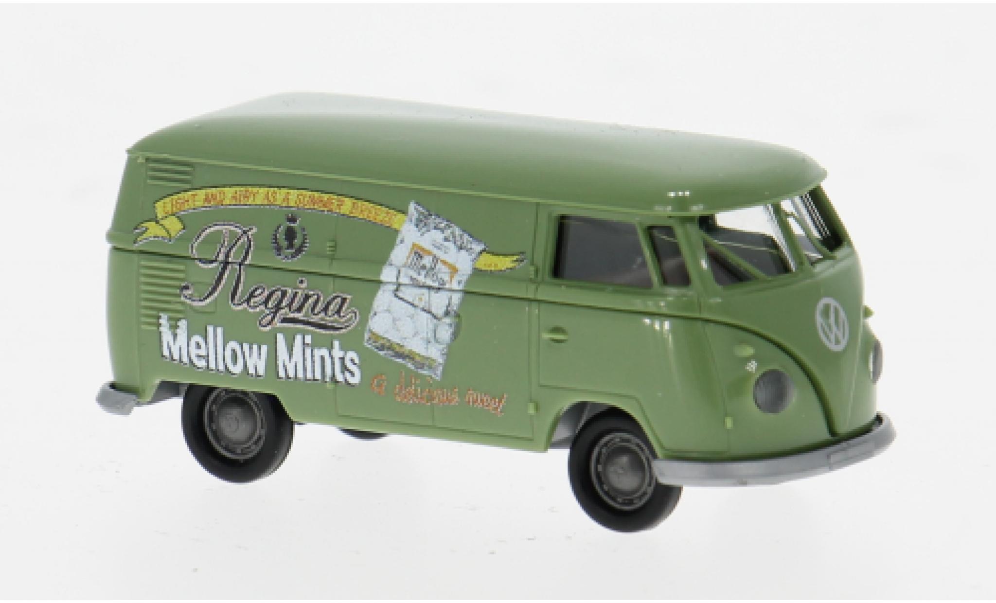 Volkswagen T1 1/87 Brekina b Kasten 1960 Regina Mellow Mints 1:87 diecast model cars