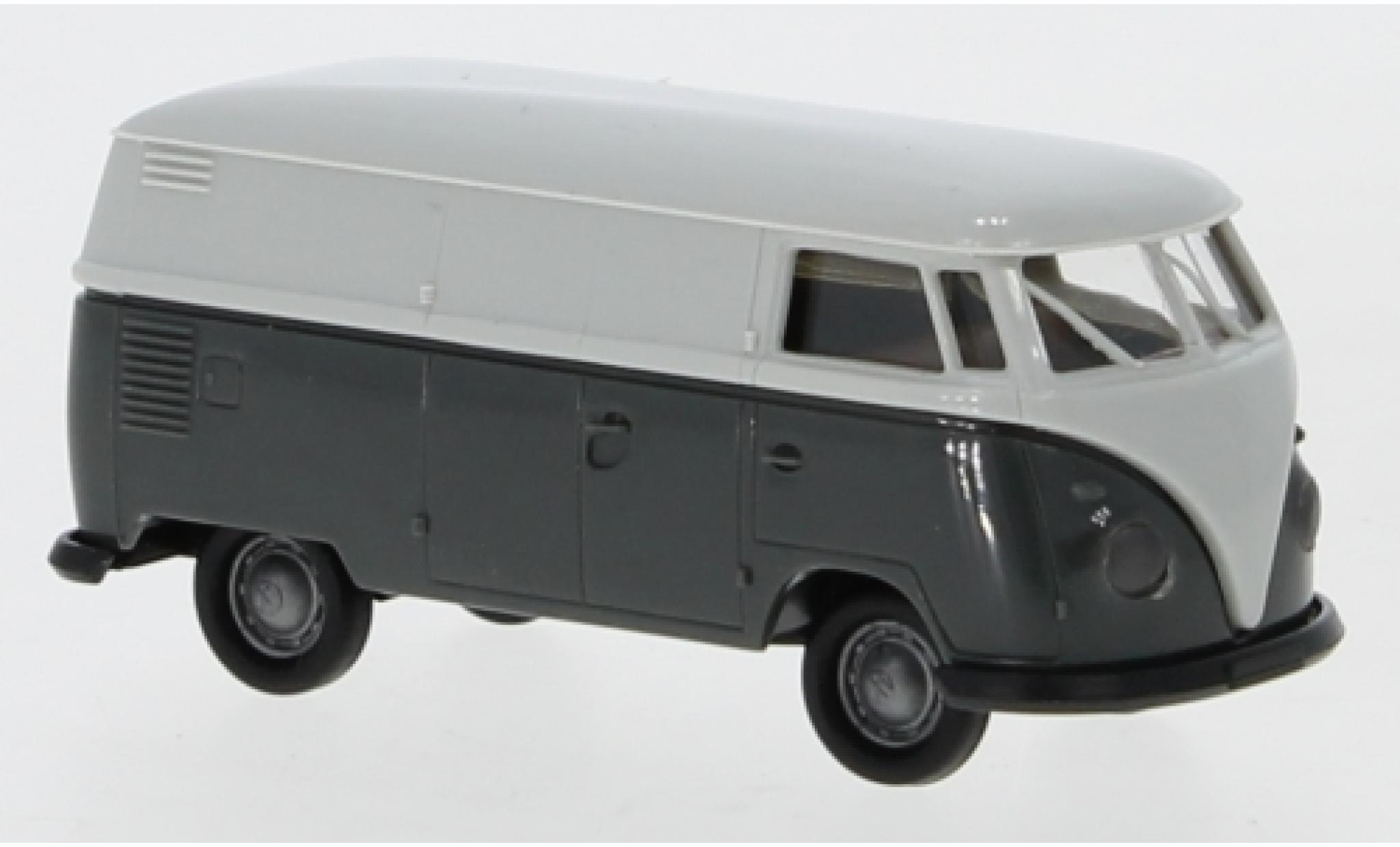 Volkswagen T1 1/87 Brekina b Kasten grey/grey 1960 Economy diecast model cars