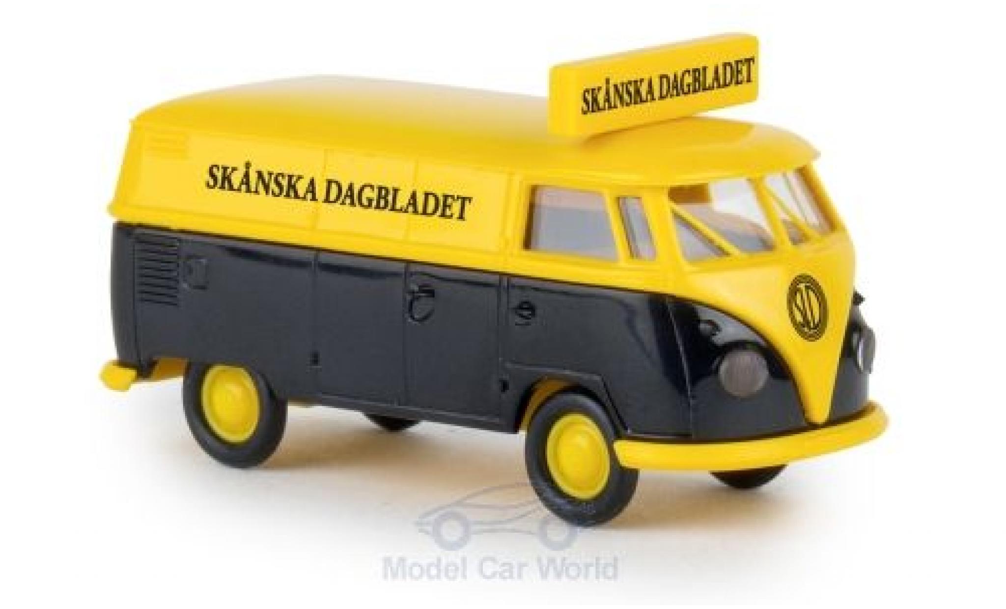 Volkswagen T1 B 1/87 Brekina b Kasten Skanska Dagbladet diecast model cars