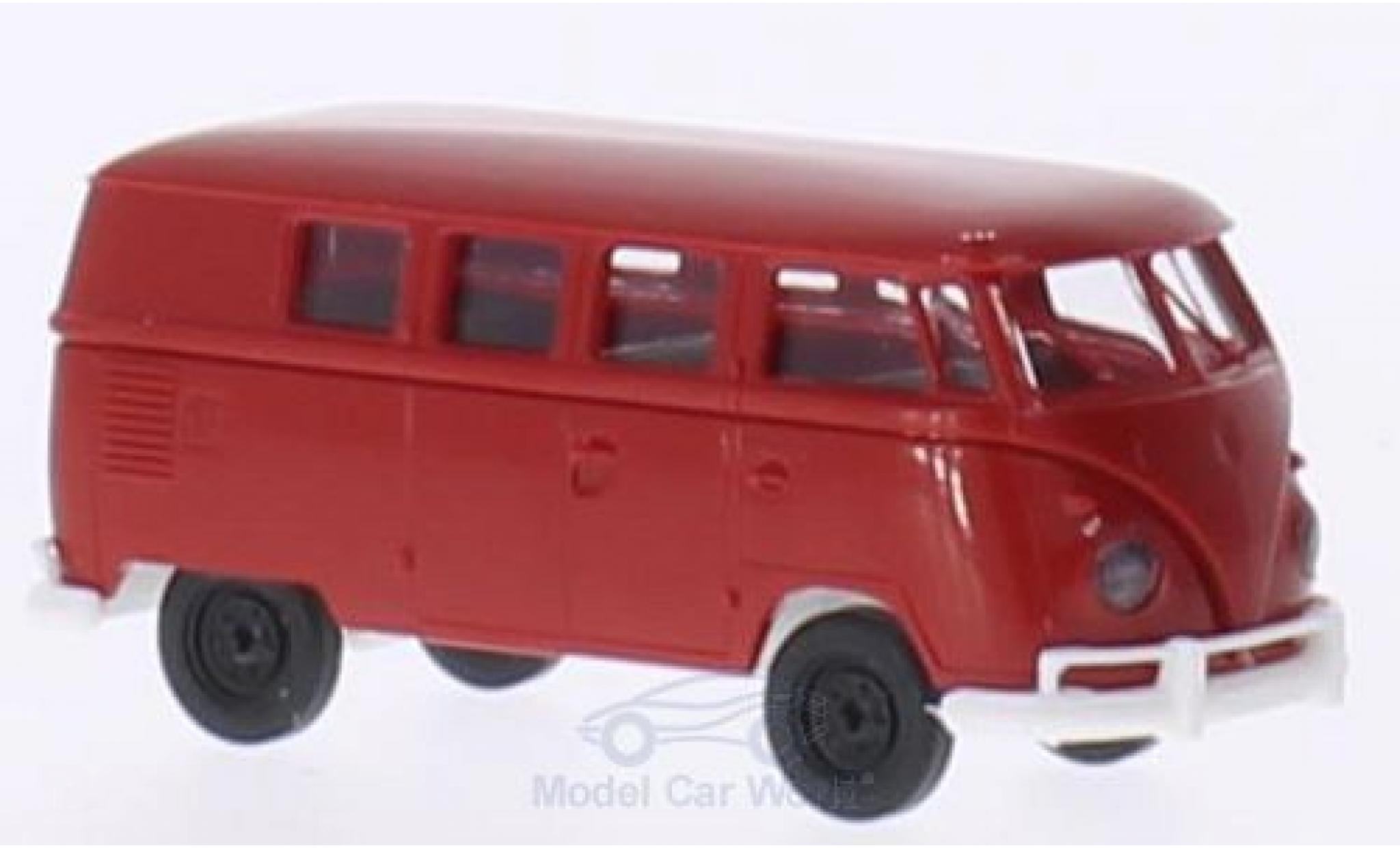 Volkswagen T1 1/87 Brekina b red/white Estate diecast model cars