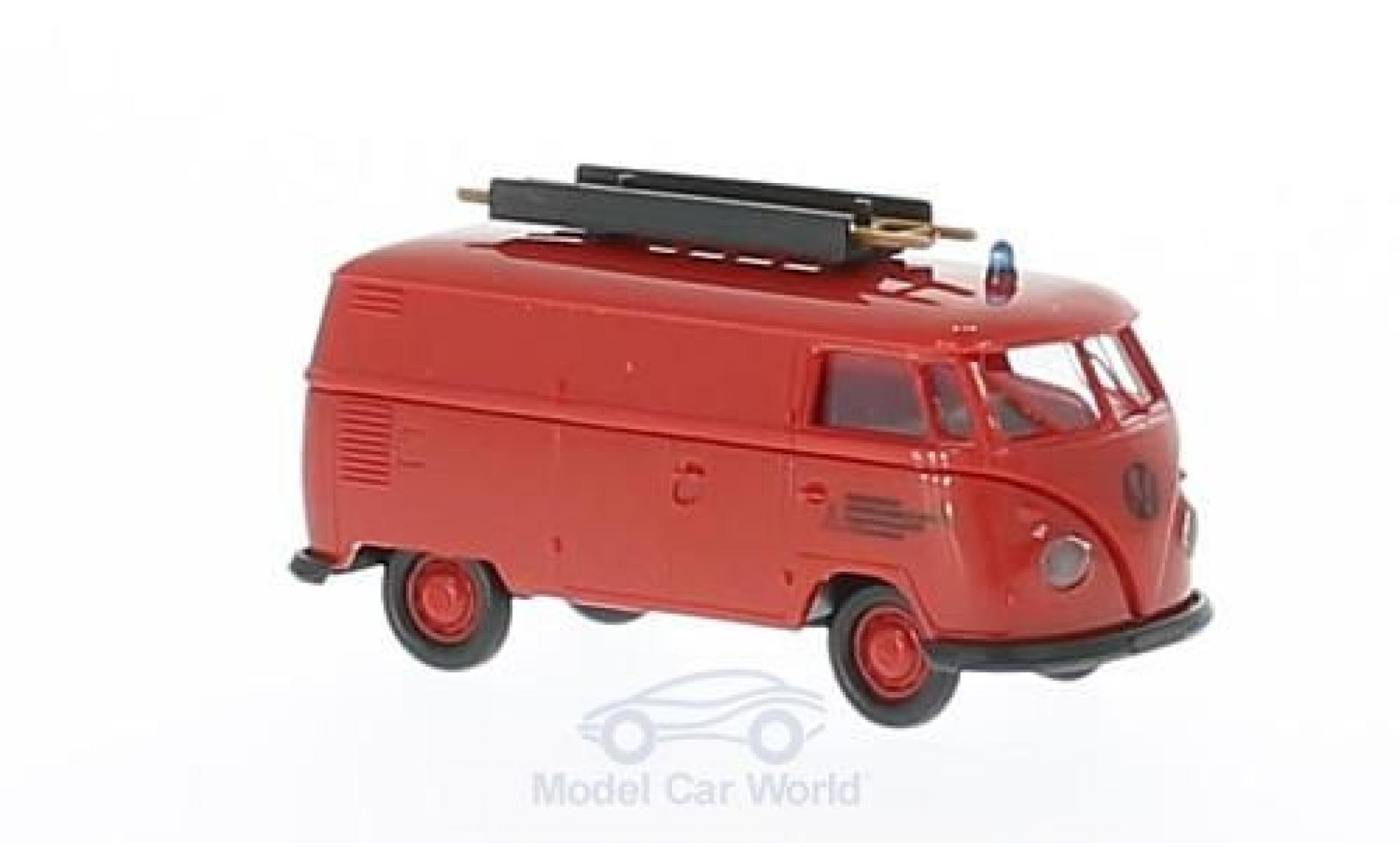 Volkswagen T1 1/87 Brekina b Werkfeuerwehr Fahr Kasten diecast model cars