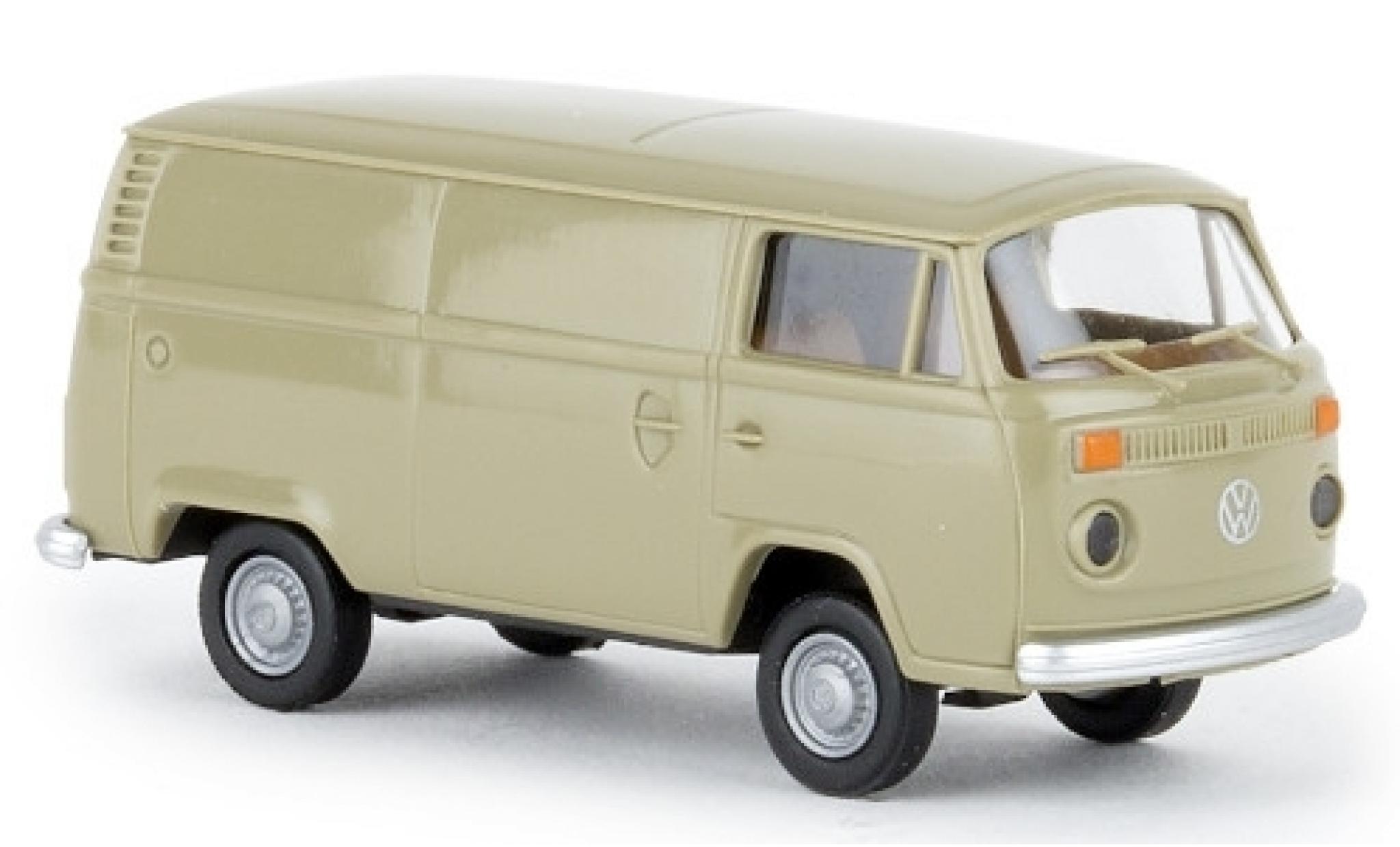 Volkswagen T2 1/87 Brekina Kasten grey 1972 diecast model cars