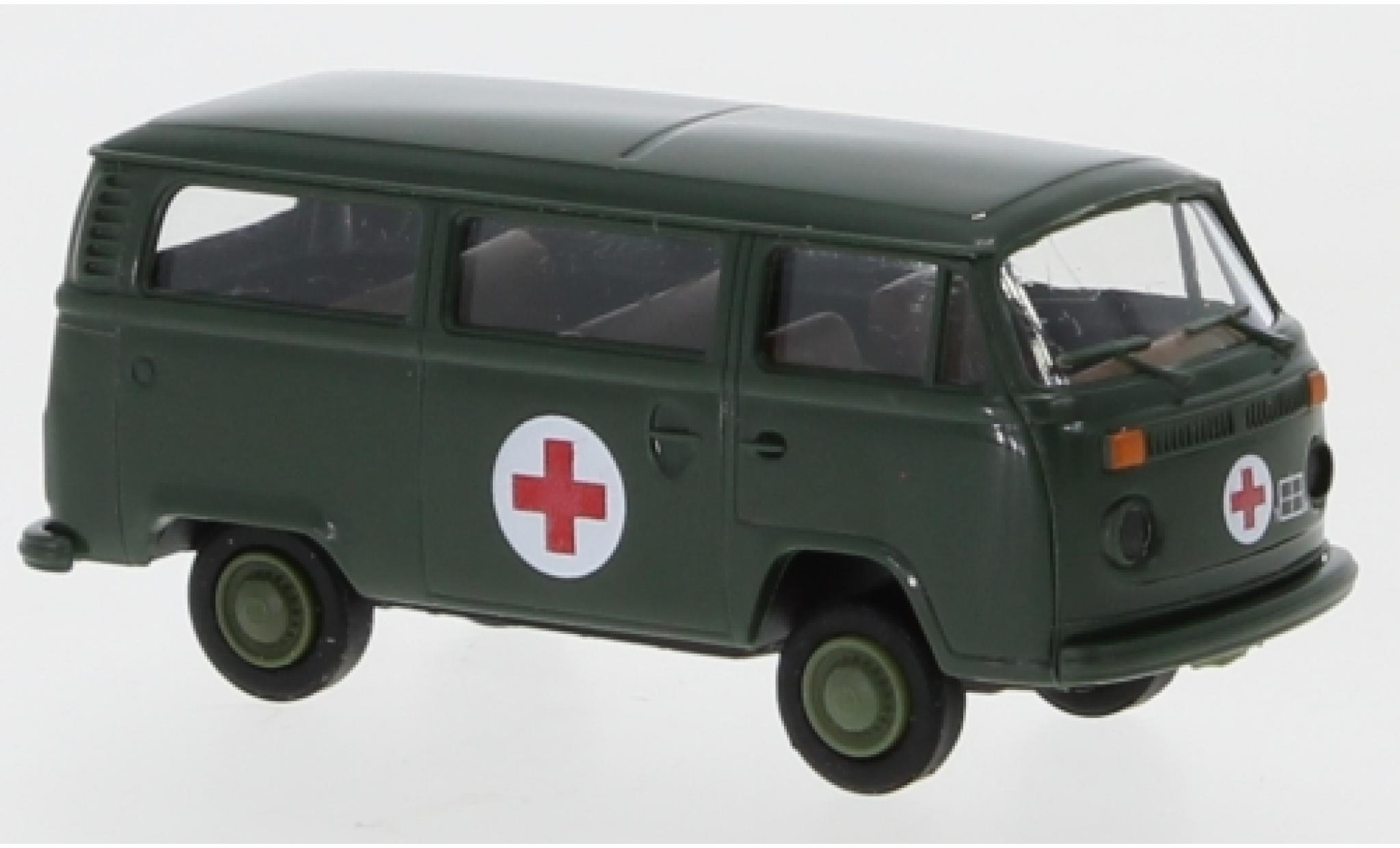 Volkswagen T2 1/87 Brekina Estate Bundeswehr - Rotes Kreuz 1973 diecast model cars