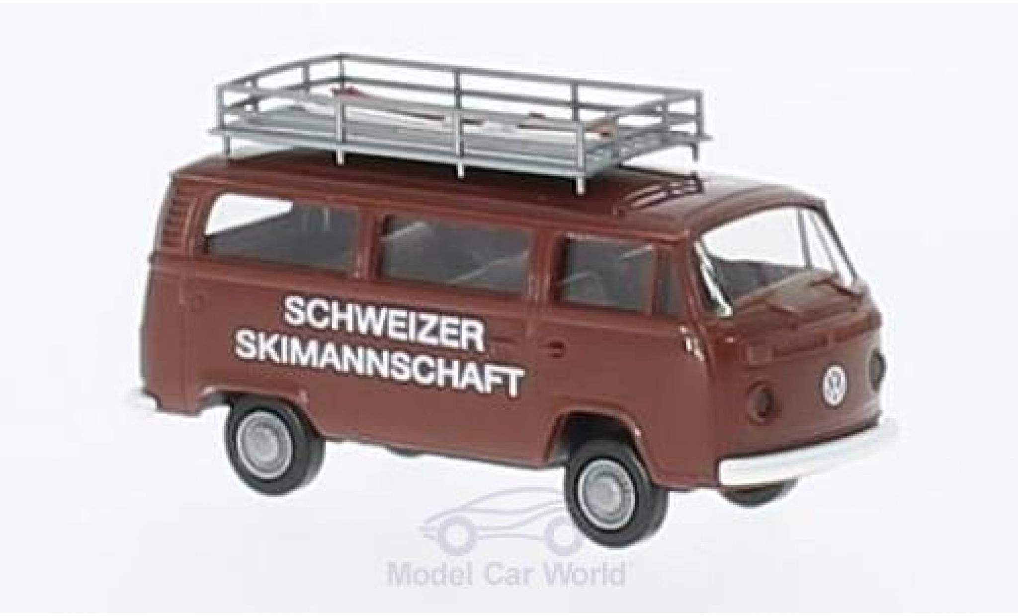 Volkswagen T2 1/87 Brekina Schweizer Skinationalmannschaft Estate diecast model cars