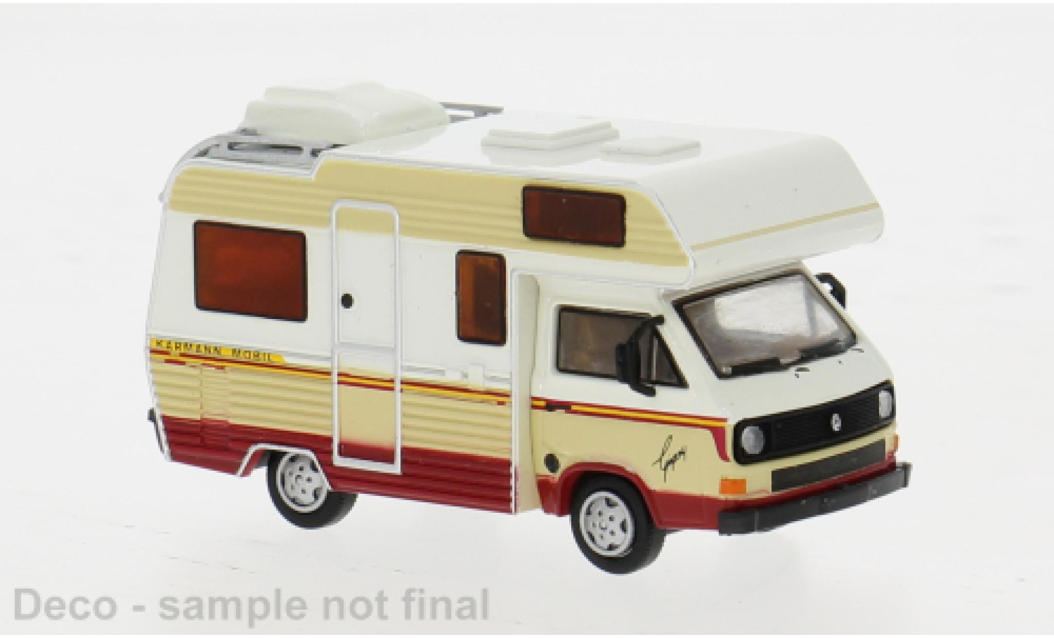 Volkswagen T3 1/87 Brekina Camper white/beige 1983 1:87 diecast model cars
