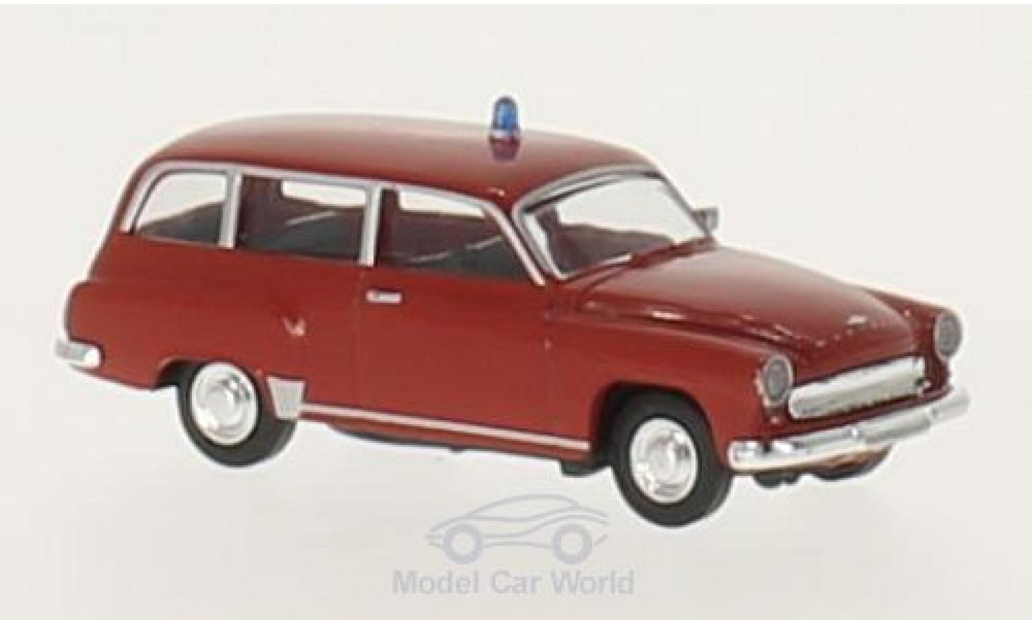 Wartburg 311 1/87 Brekina Estate Fire brigade diecast model cars