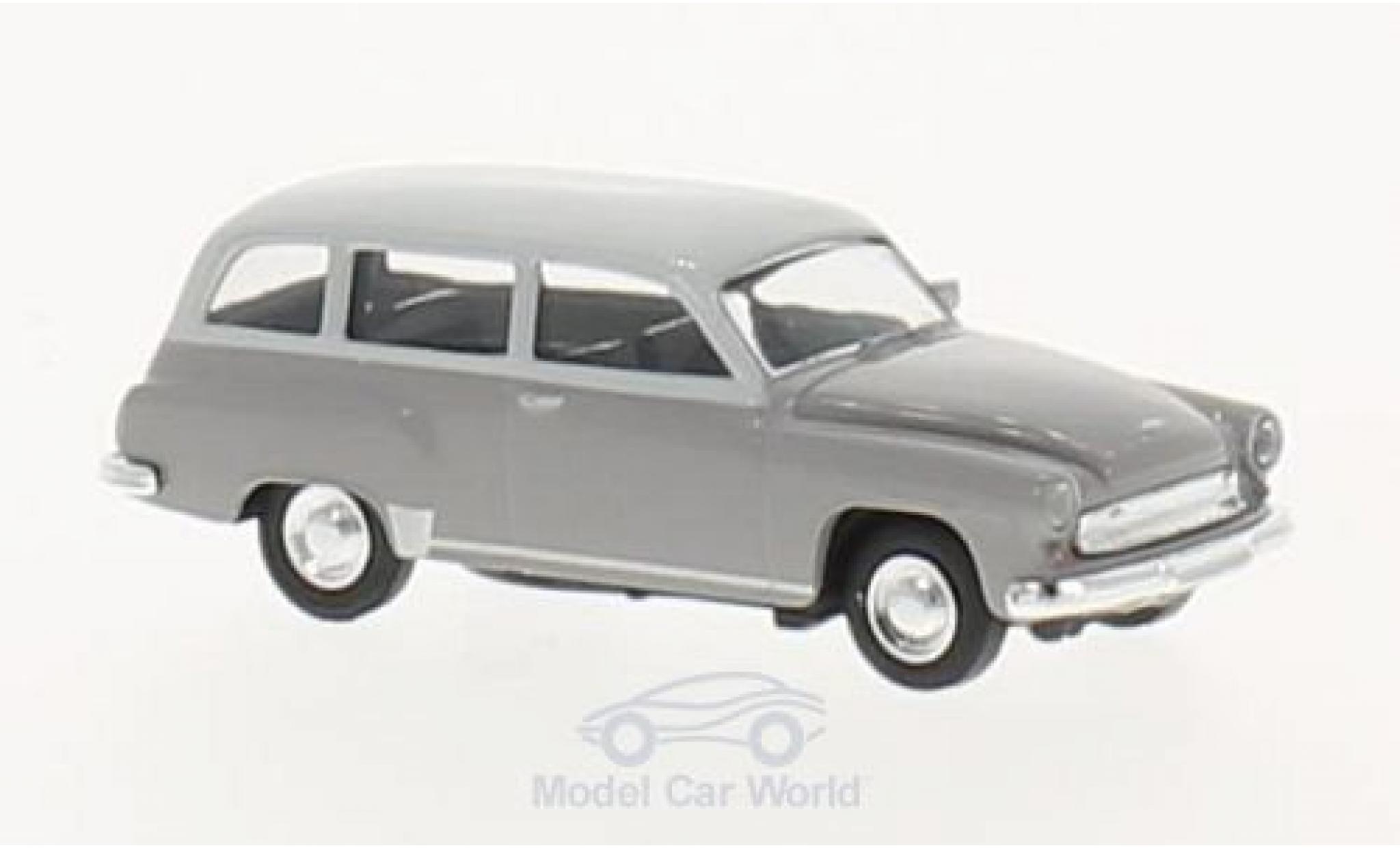 Wartburg 311 1/87 Brekina Estate grey/grey diecast model cars