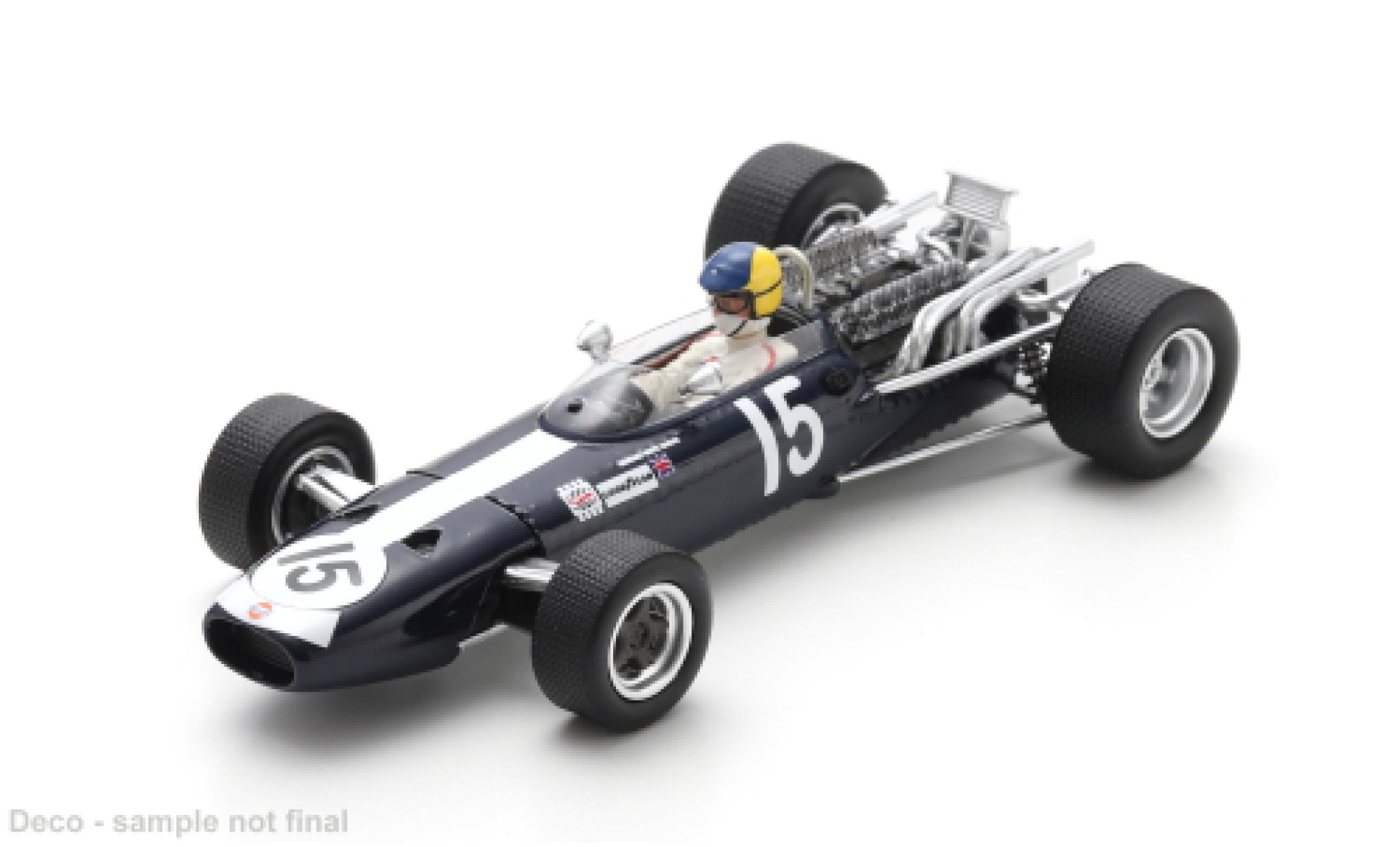 Brm P261 1/43 Spark BRM Gold Cup 1968 #15 D.Hobbs 1:43 diecast model cars