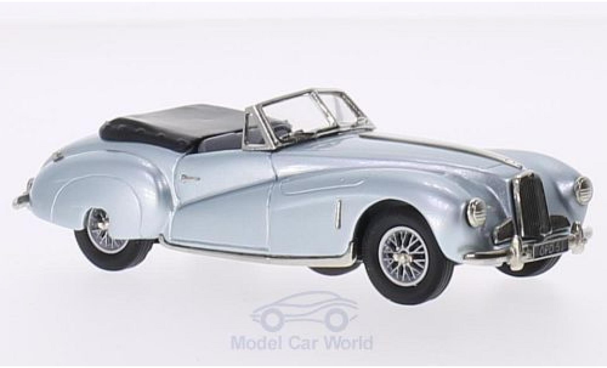 Aston Martin DB1 1/43 Brooklin metallic blue RHD 1948 diecast model cars