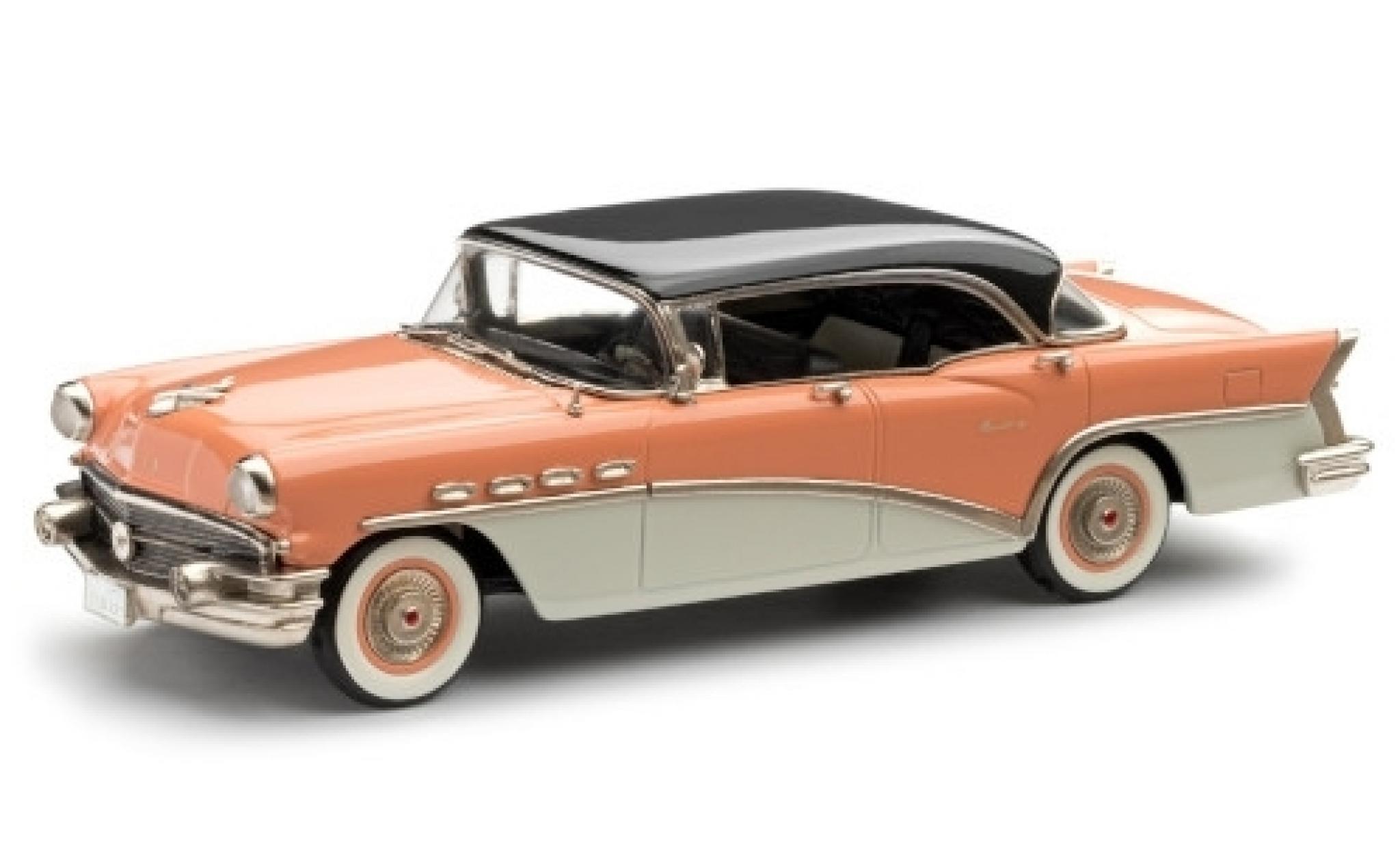 Buick Century 1/43 Brooklin 4-Door Hardtop pink/white 1956 noir toit diecast model cars